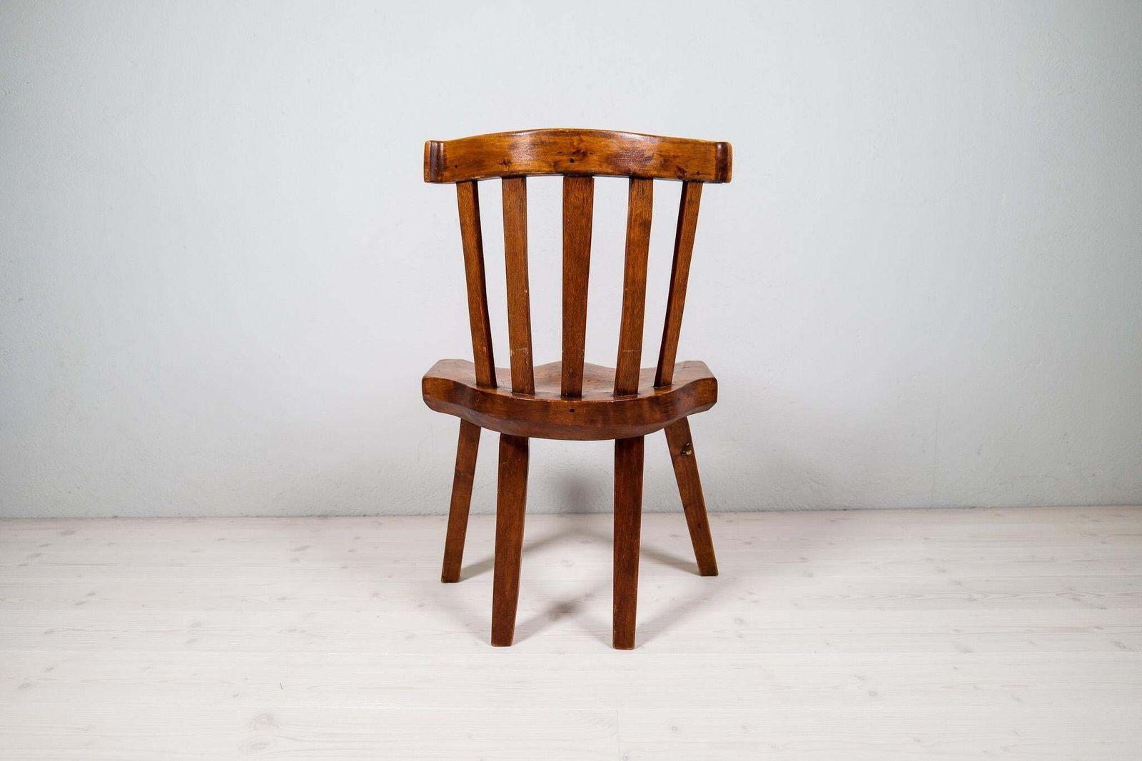 photo buy 19th Century Swedish Folk Art Chair In Higly Decorative Shapes