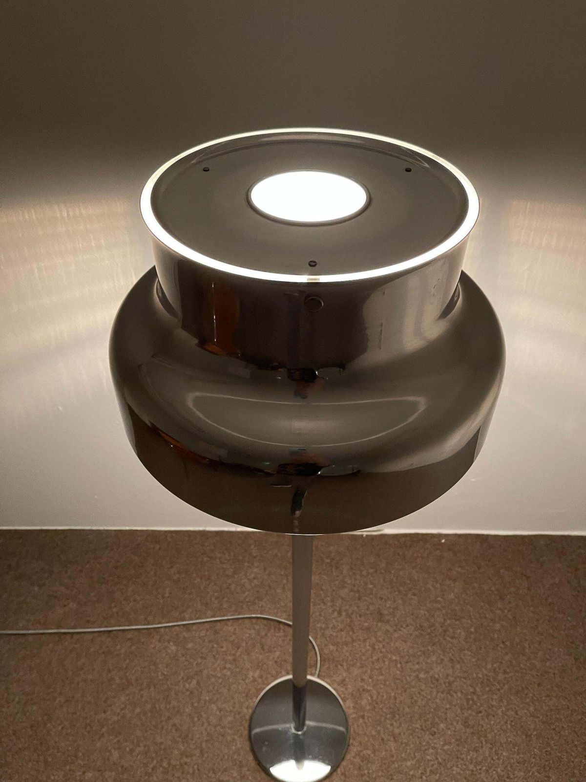 photo vintage Midcentury Large Floor Lamp Bumling By Anders Pehrson, Ateljé Lyktan, 1960s