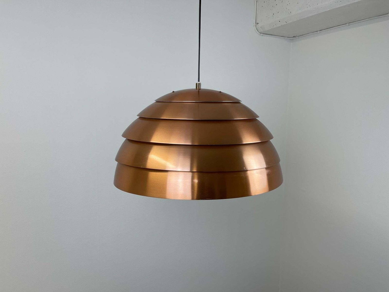Midcentury Hans Agne Jakobsson T325/450 Copper Ceiling Lamp, Sweden, 1960s photo buy