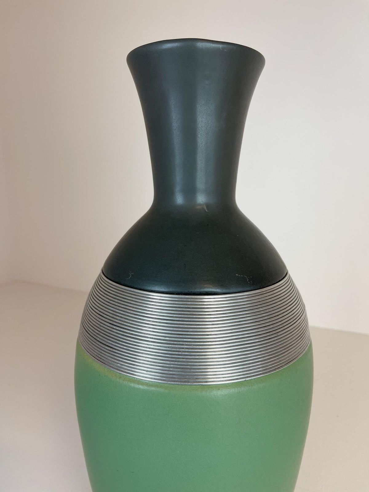 Art Deco Style Large Floor Vase, Sweden, 1970s photo 718.0