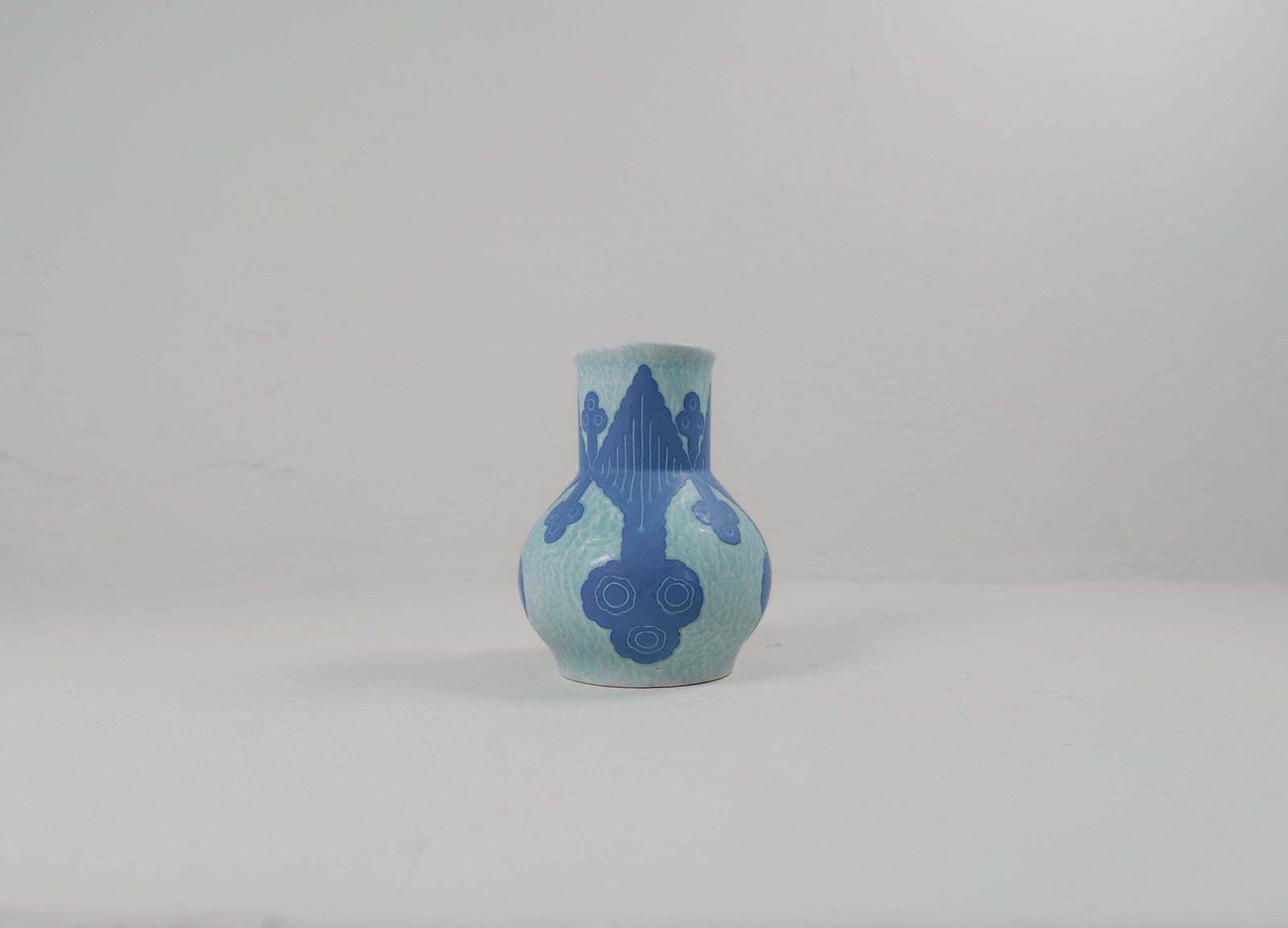 Gustavsberg Sgraffito Art Deco Vase Josef Ekberg Sweden 1922 photo furniture