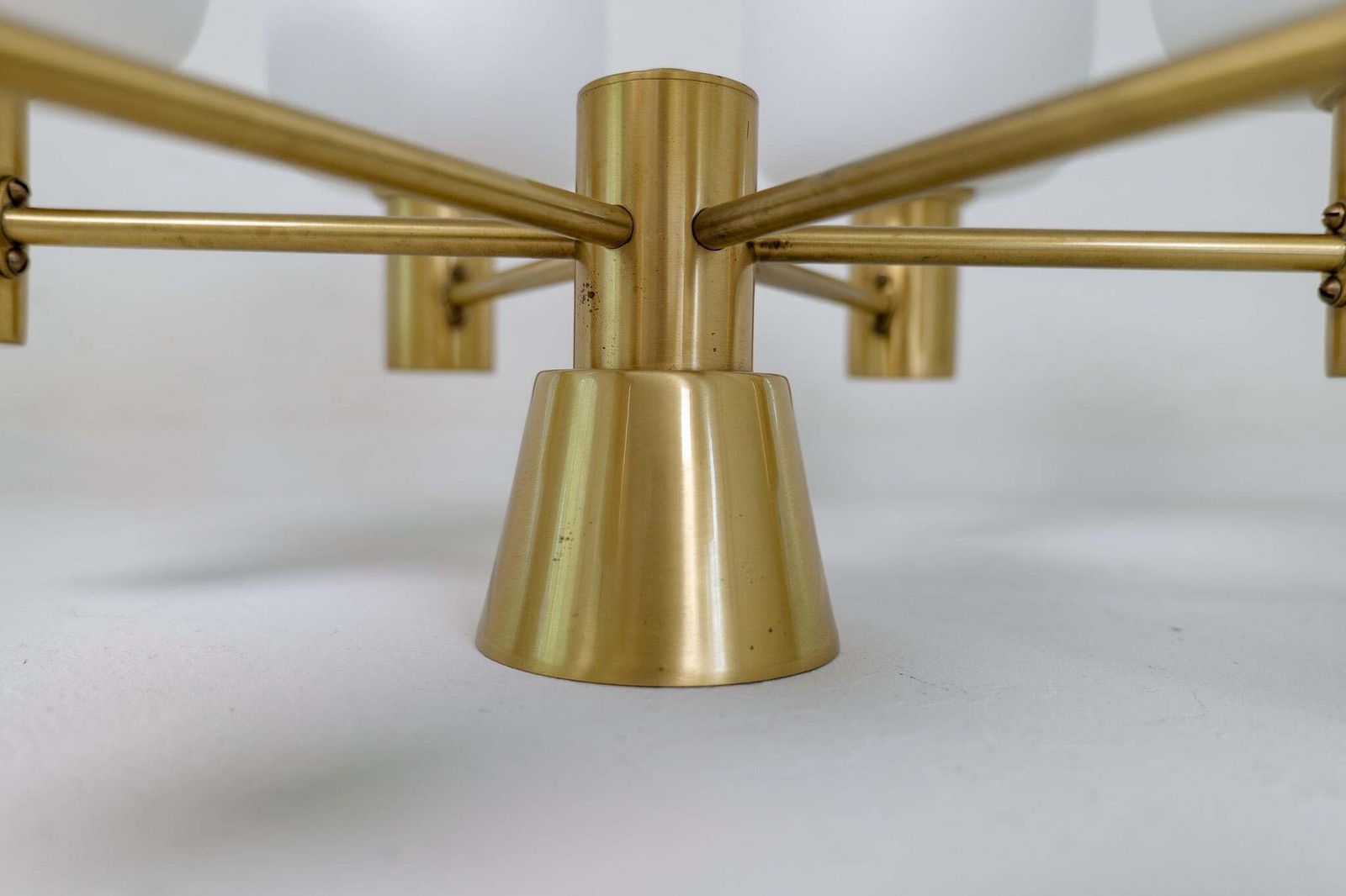 Mid Century Modern Brass Ceiling Fixture Asea Sweden, 1950s photo buy