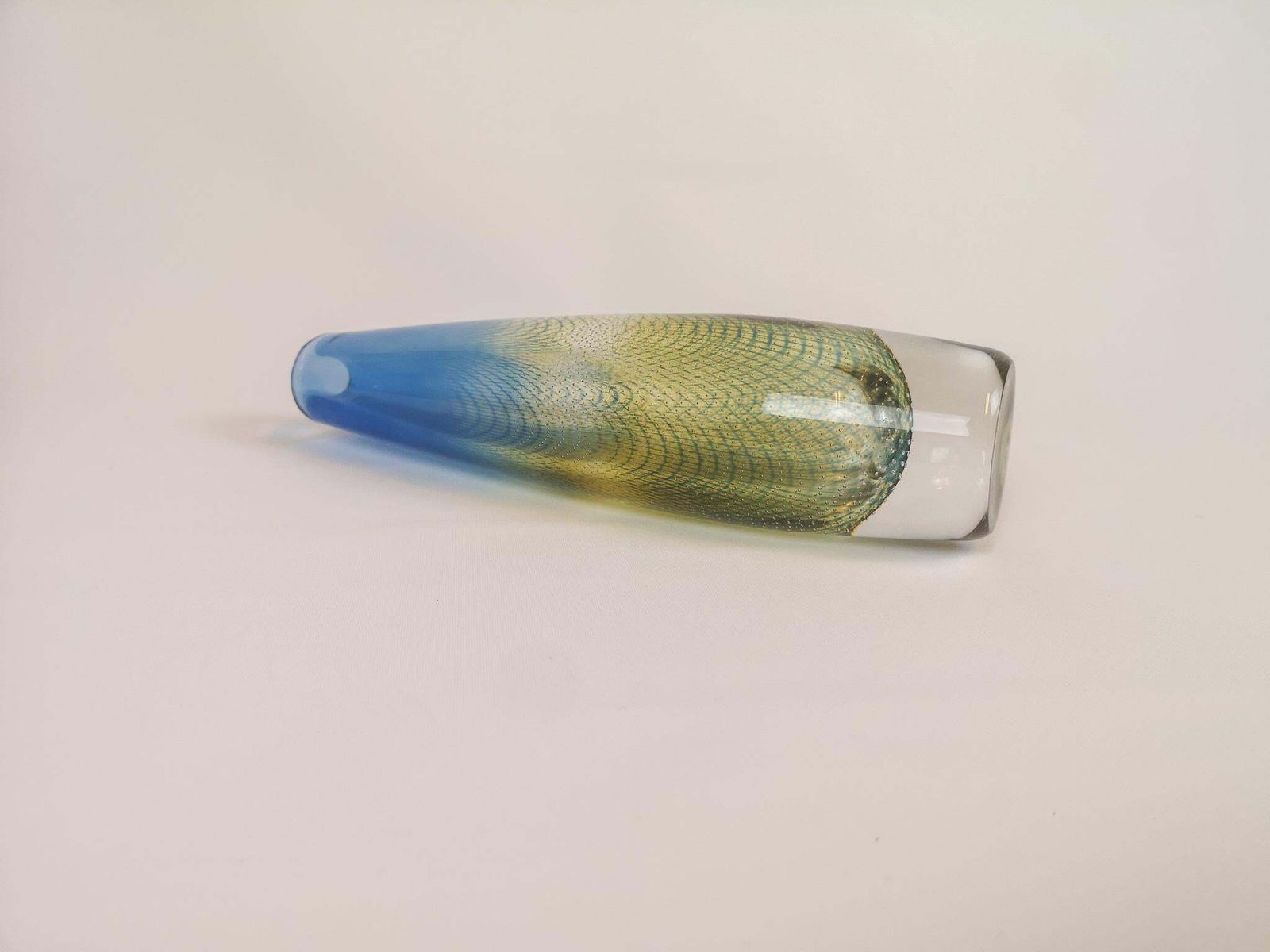 Midcentury Sven Palmqvist Orrefors Kraka Crystal Vase photo vinterior