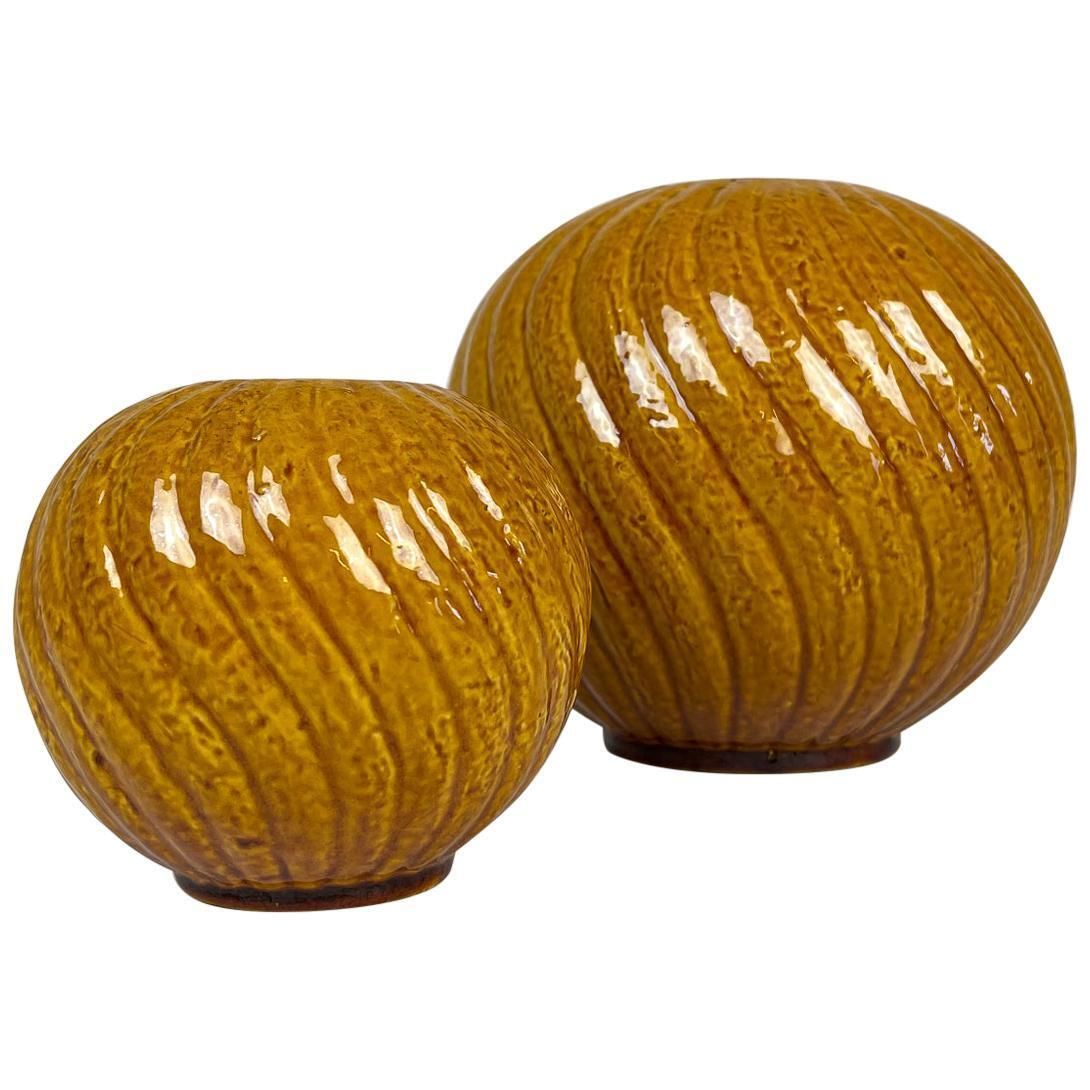 Midcentury Modern Rare Pair Of Vases Gunnar Nylund Rörstrand, Sweden, 1940s