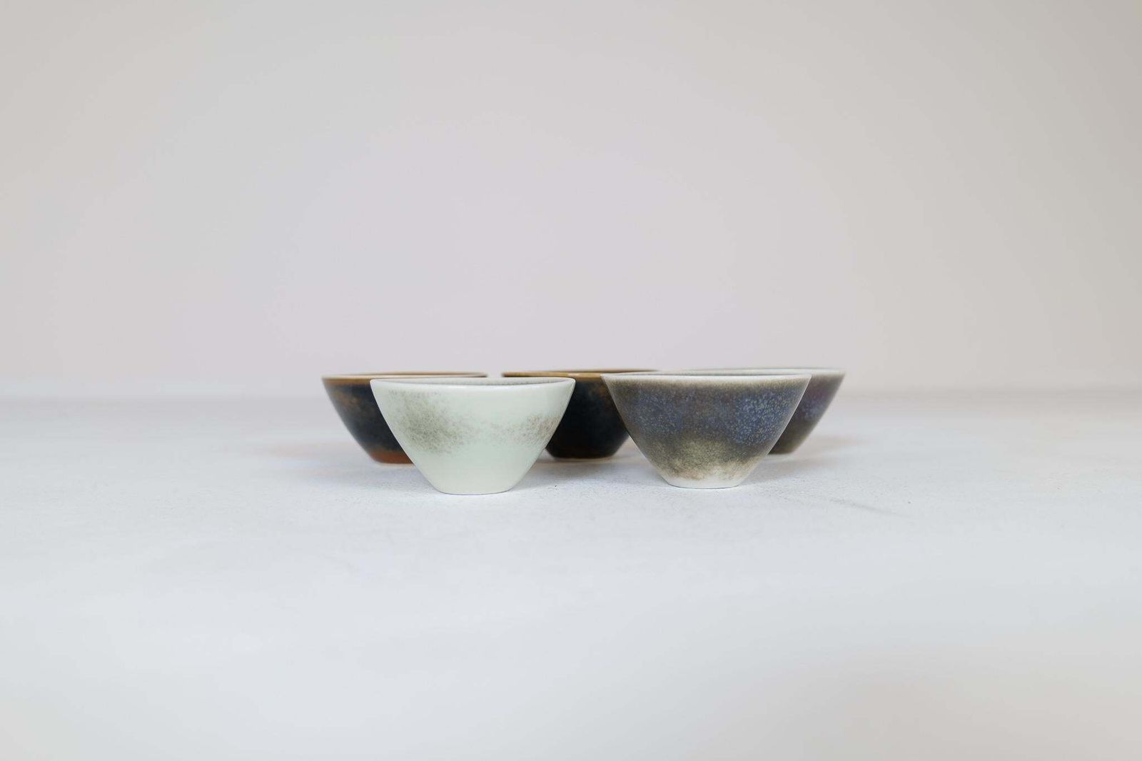 Midcentury Modern Set Of 5 Small Bowls Rörstrand Carl Harry Stålhane, Sweden photo furniture