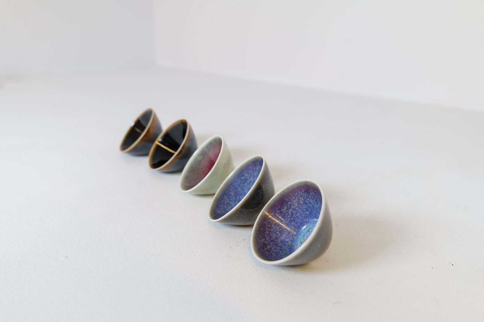 Midcentury Modern Set Of 5 Small Bowls Rörstrand Carl Harry Stålhane, Sweden photo buy