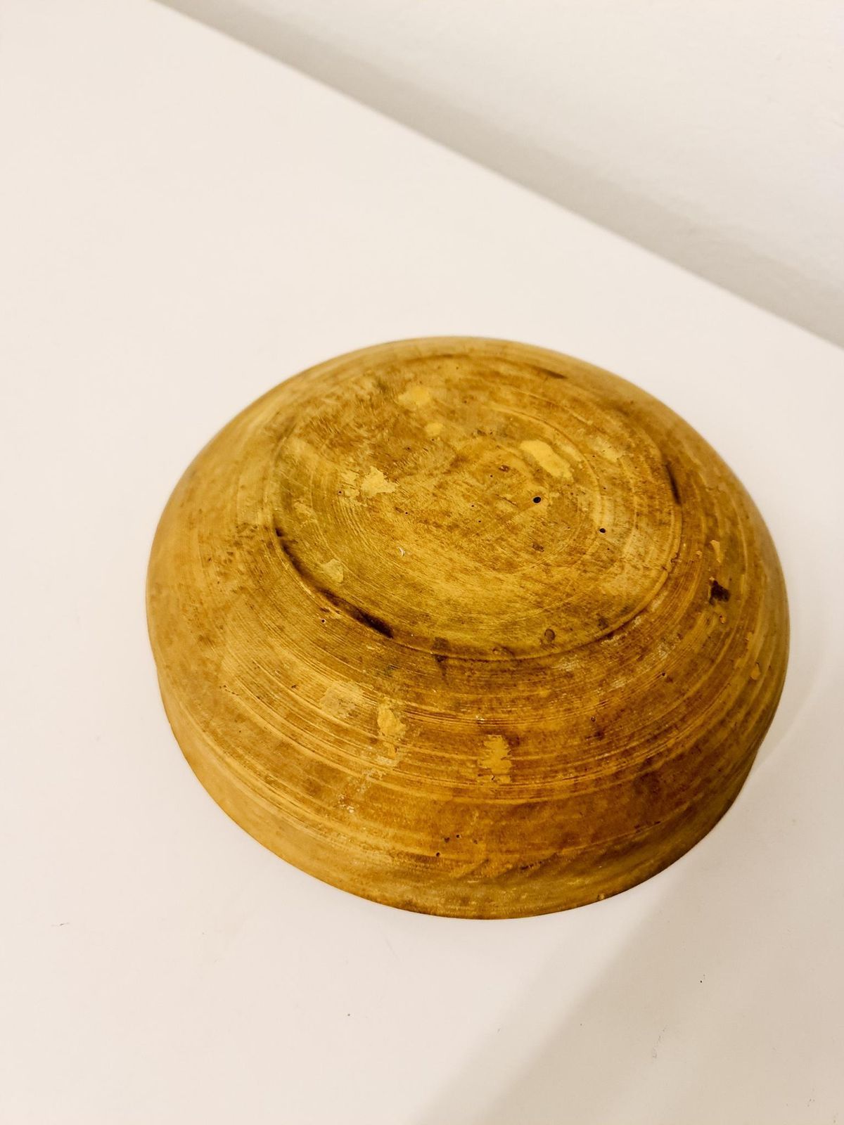 Swedish Folk Art, Unique 19th Century Wooden Bowl photo vintage