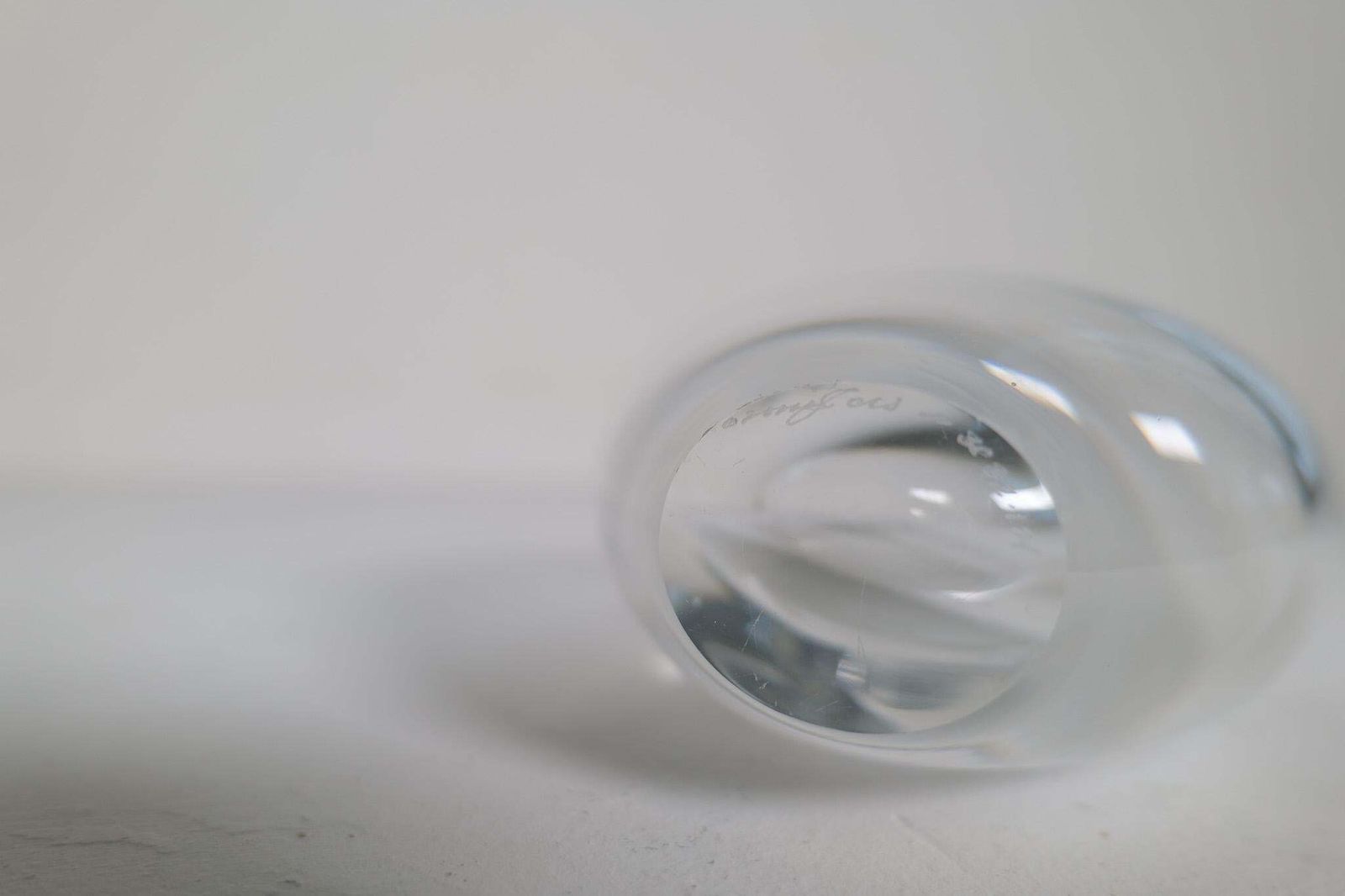 856.0 Scandinavian Modern Glass Vases Orrefors  Erika Lagerbielke, Sweden photo