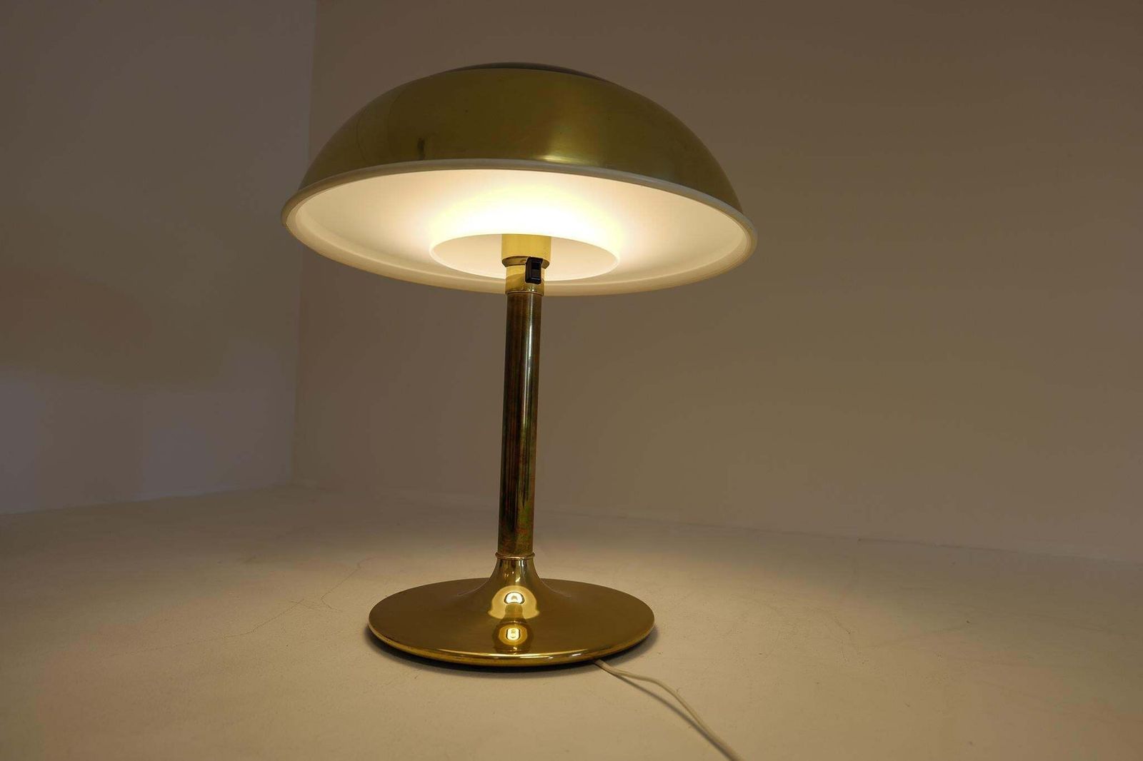 photo buy Space Age Large Table Lamp Brass Fagerhults, Sweden, 1970s