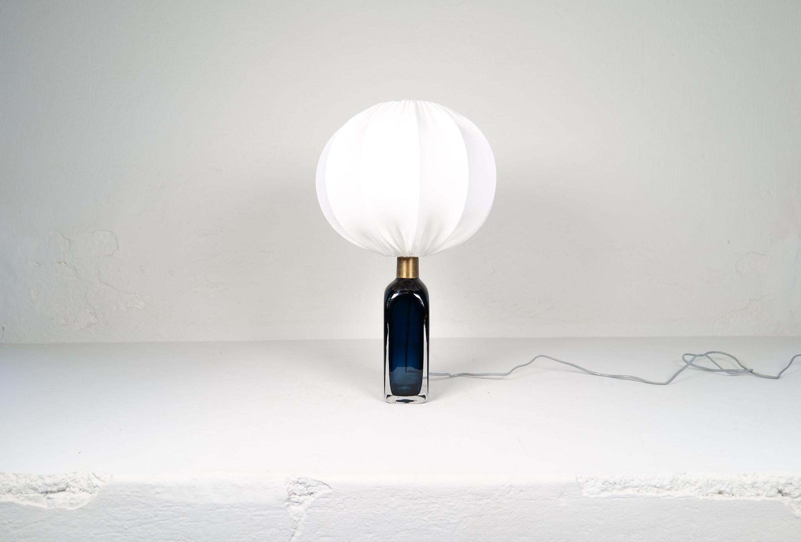 photo for sale Midcentury Modern Table Lamp By Carl Fagerlund For Orrefors Sweden Rd 1406