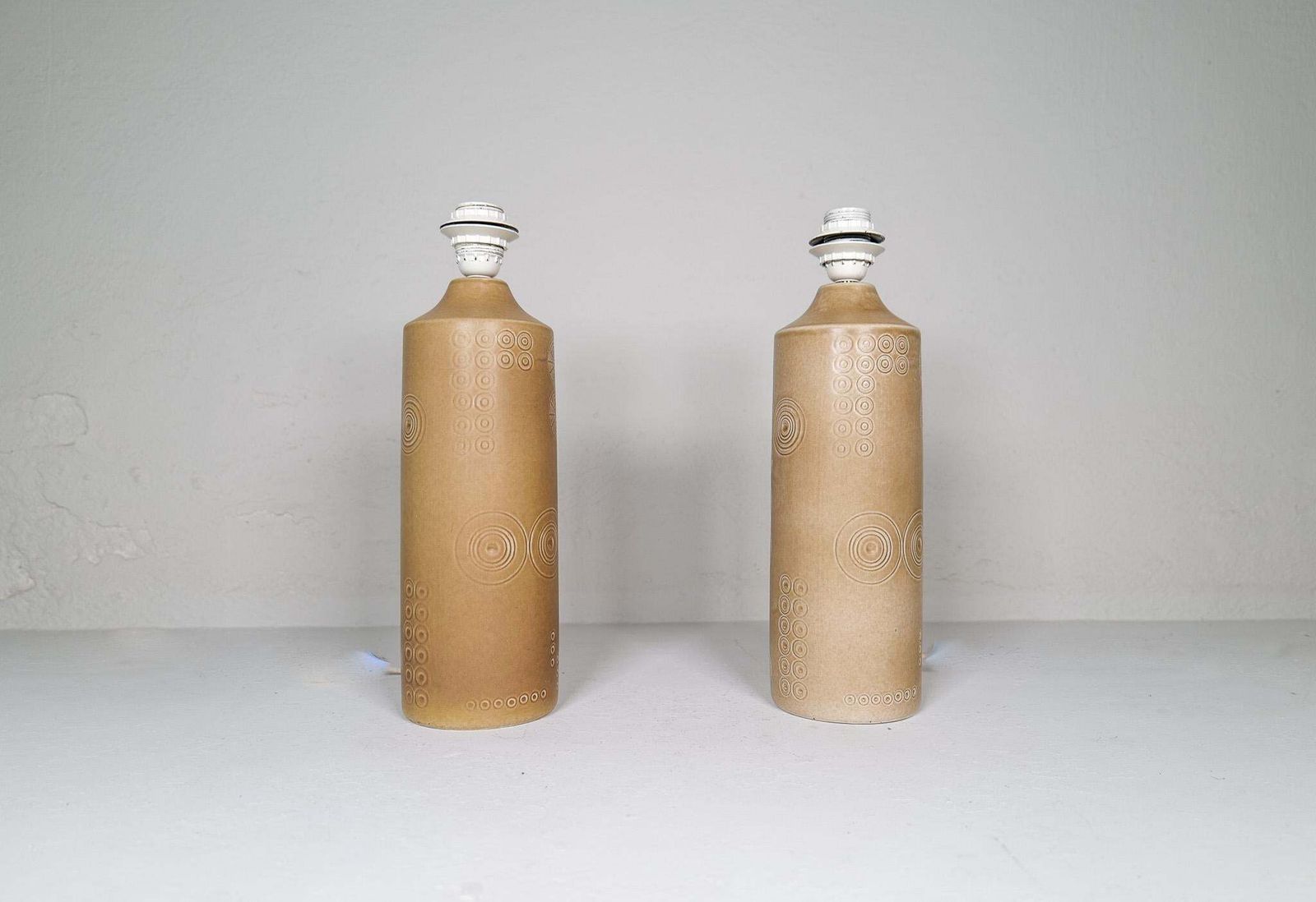 photo furniture Midcentury Pair Of Olle Alberius, Rorstrand Porcelain Lamps Sweden 1960s