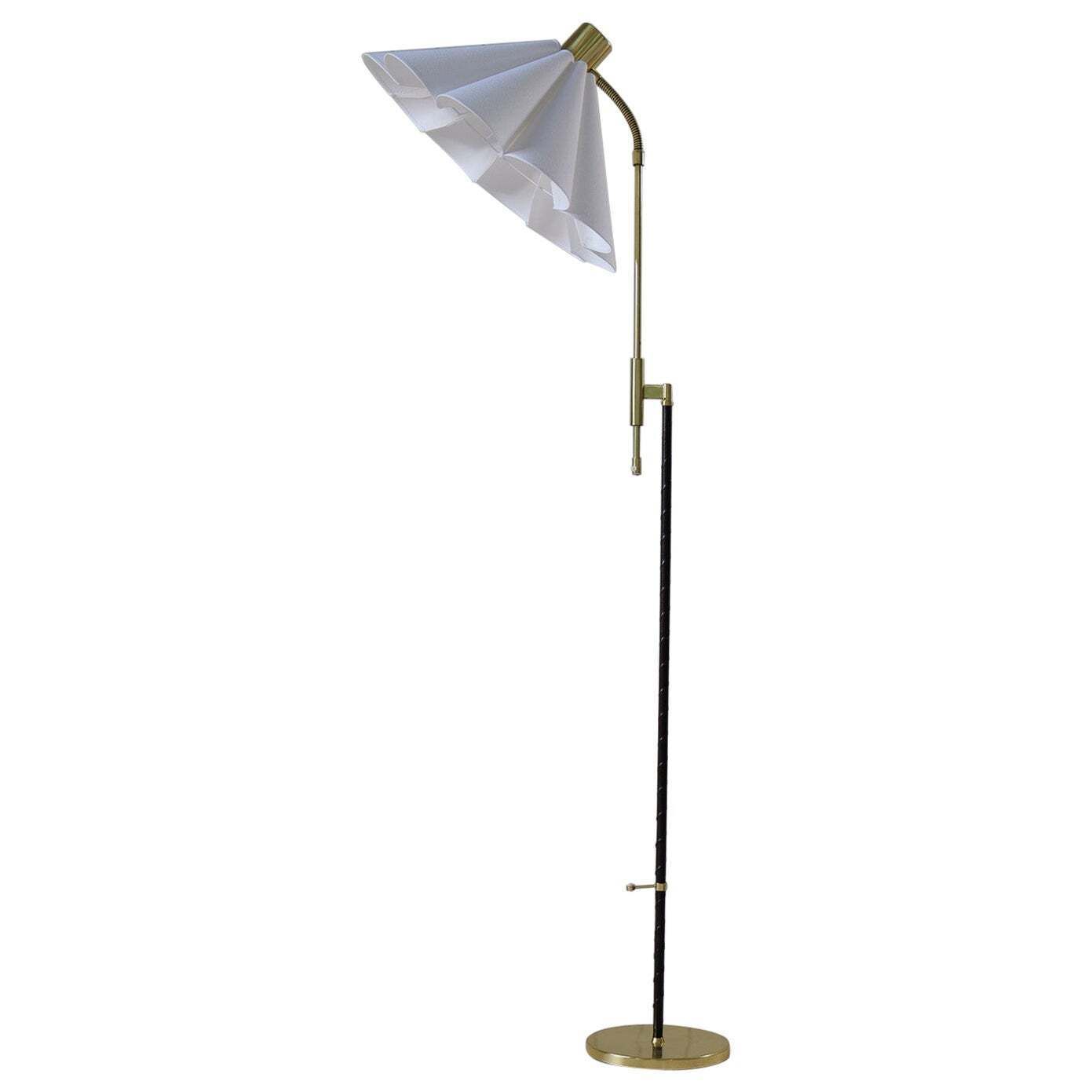 Mid Century Modern Floor Lamp Möllers Armatur Sweden, 1960s