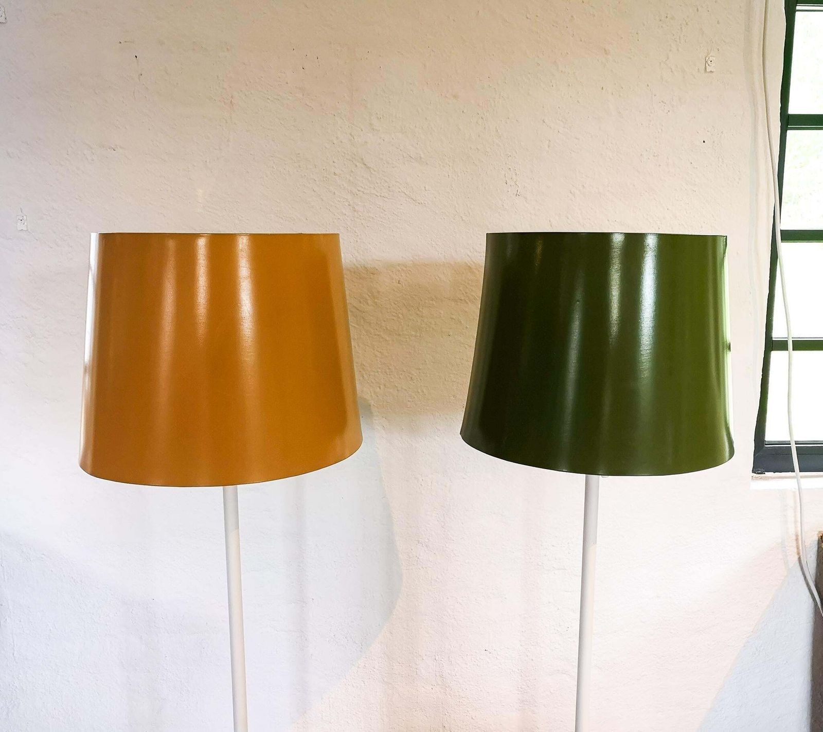 Scandinavian Pair Of Floor Lamps Luxus, Sweden, 1970s photo Lighting
