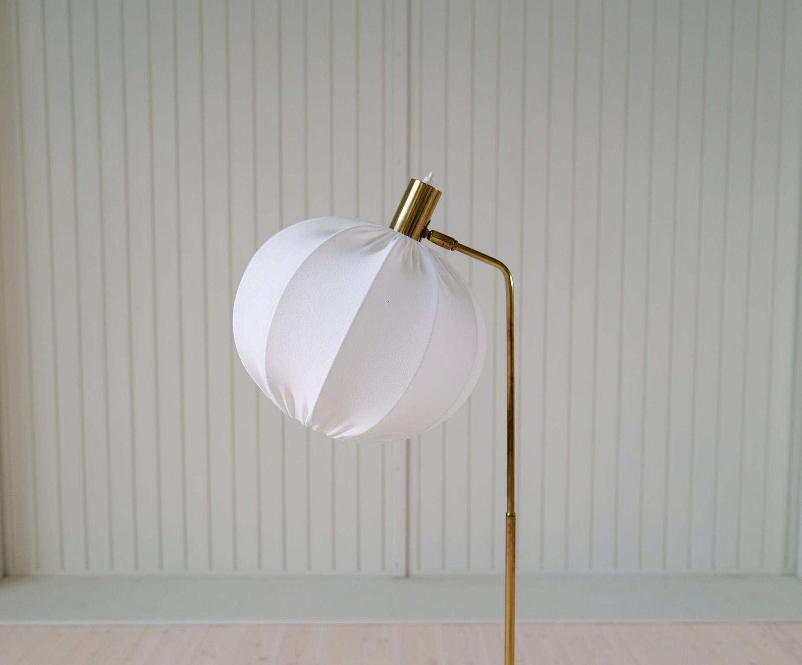 Midcentury Modern Brass Floor Lamp Bergboms G 03, Sweden, 1960s photo 2351.0