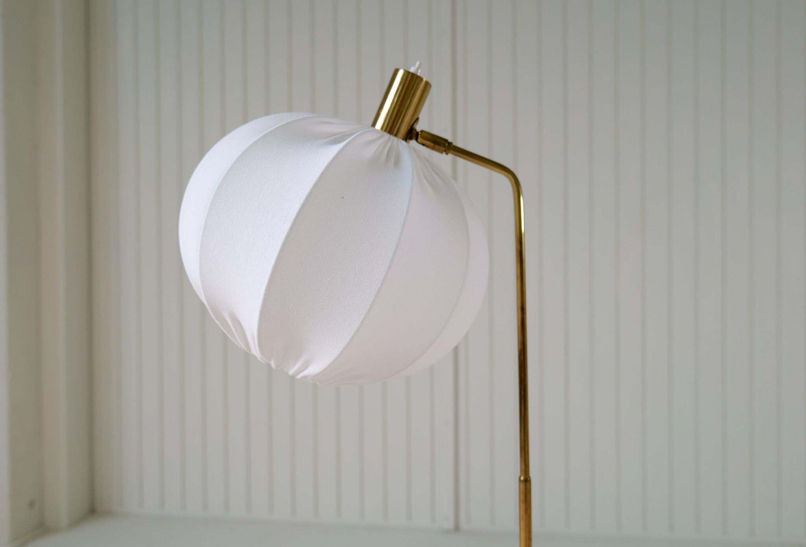 Midcentury Modern Brass Floor Lamp Bergboms G 03, Sweden, 1960s photo buy