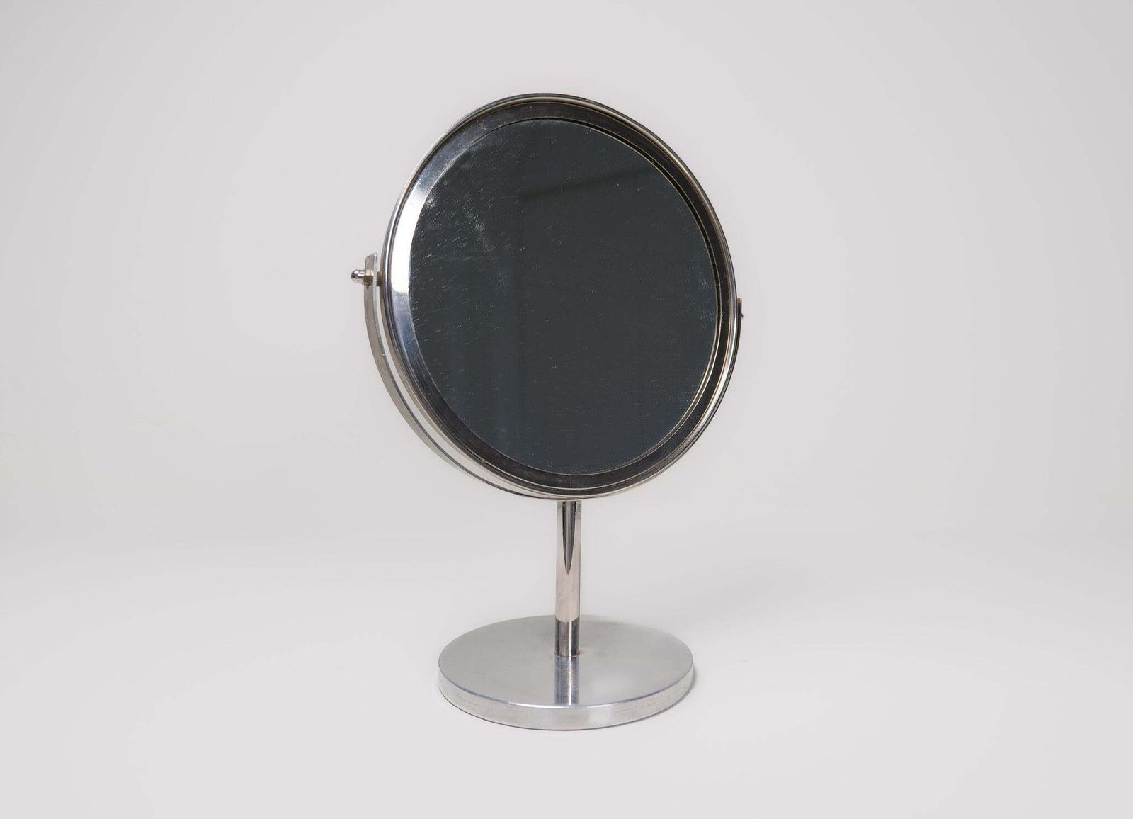 Midcentury Modern Hans Agne Jakobsson Chrome  Vanity Table Mirror, Sweden photo for sale