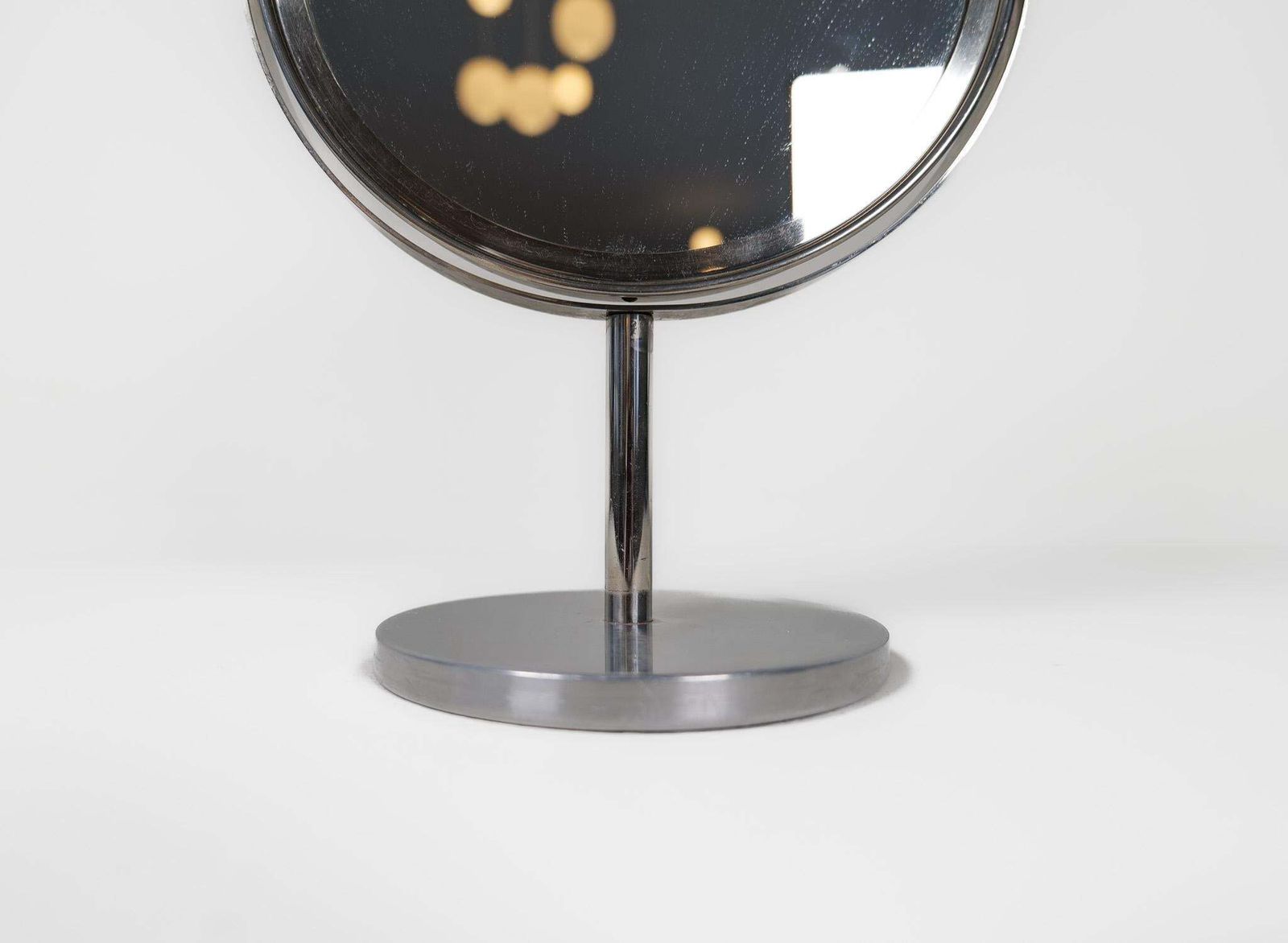 Midcentury Modern Hans Agne Jakobsson Chrome  Vanity Table Mirror, Sweden photo buy