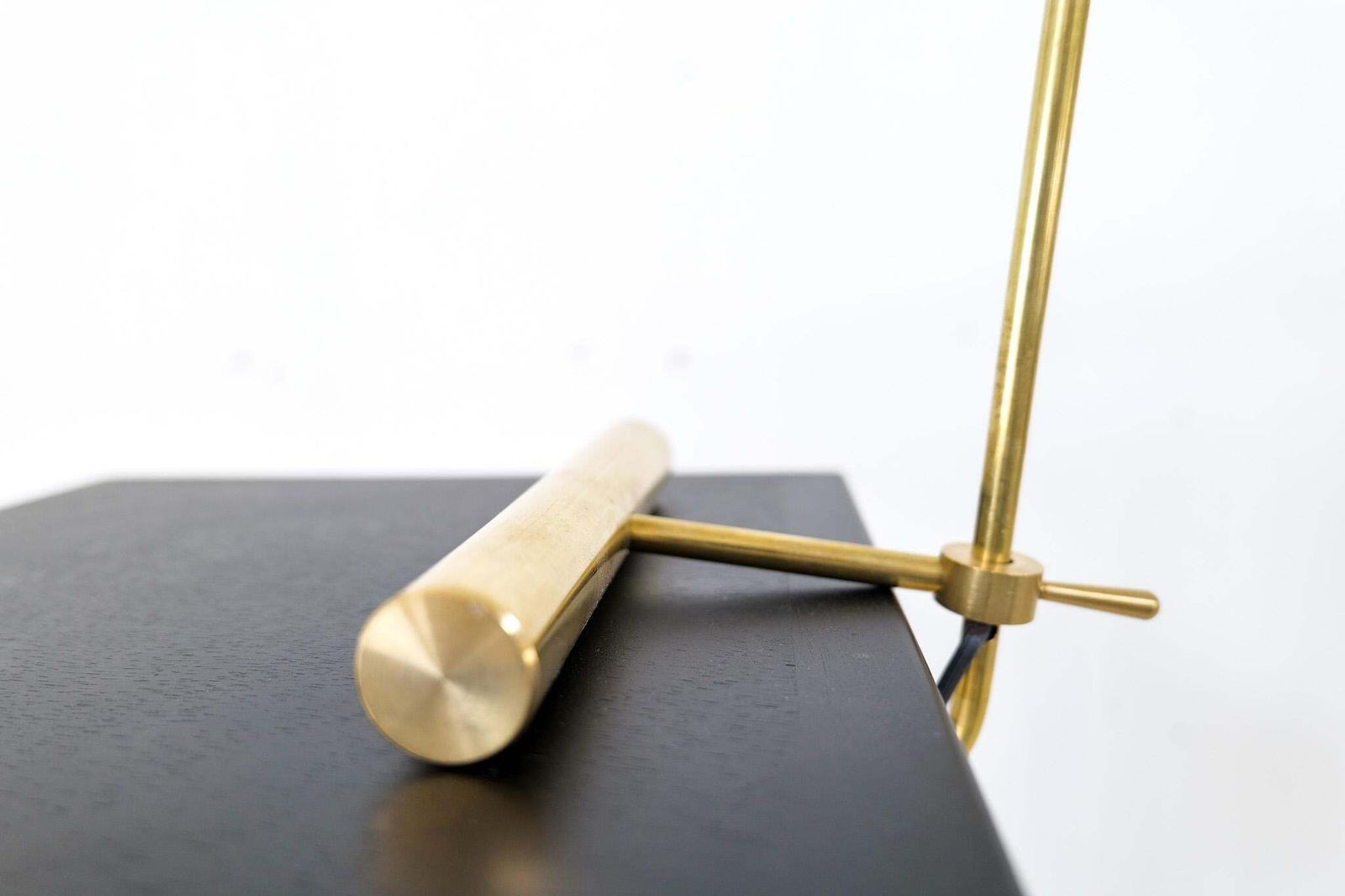 Italian Modern Table Lamp Brass And Metal, Stilnovo Style photo vinterior