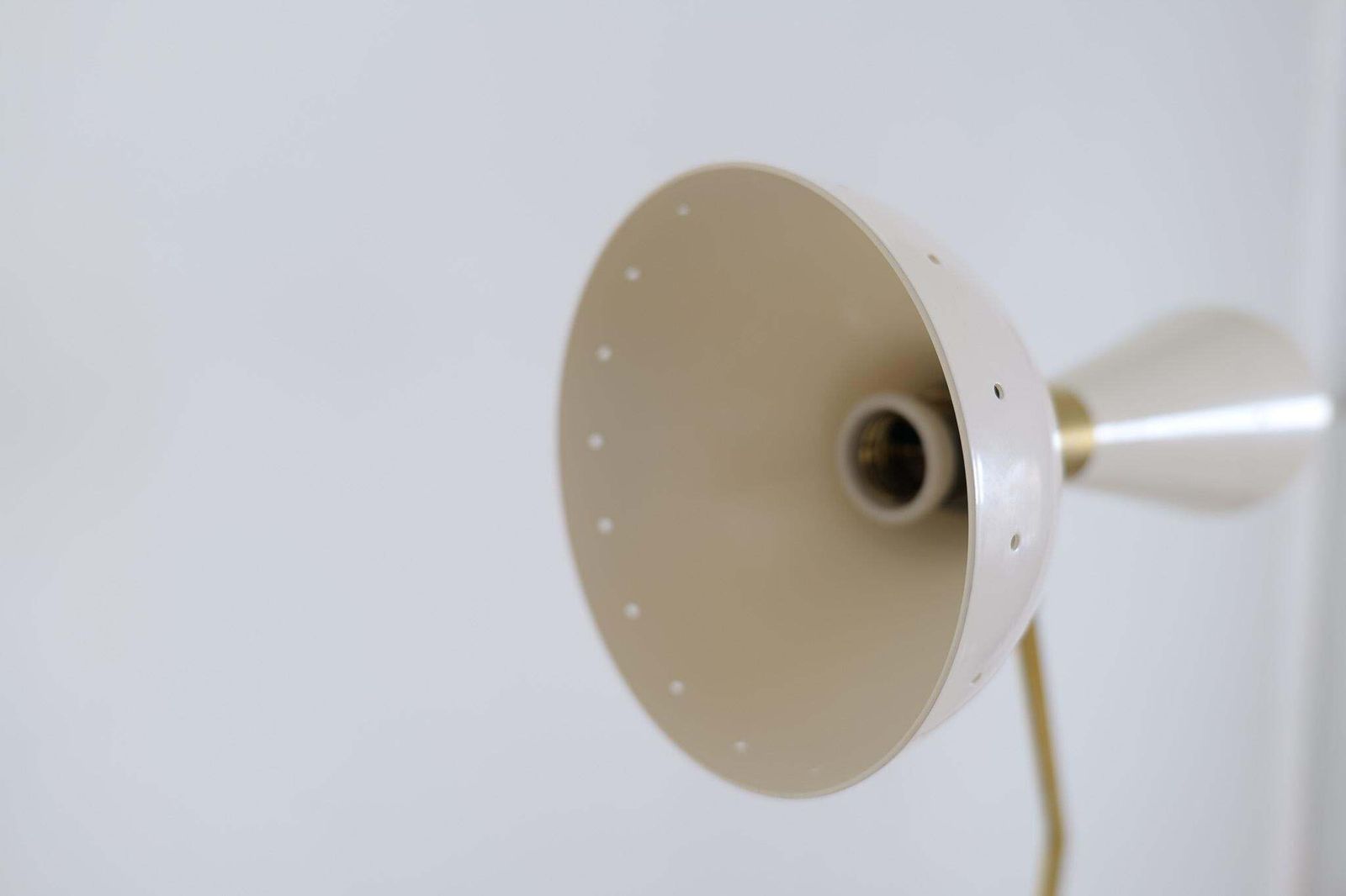 2351.0 Italian Modern Table Lamp Brass And Metal, Stilnovo Style photo