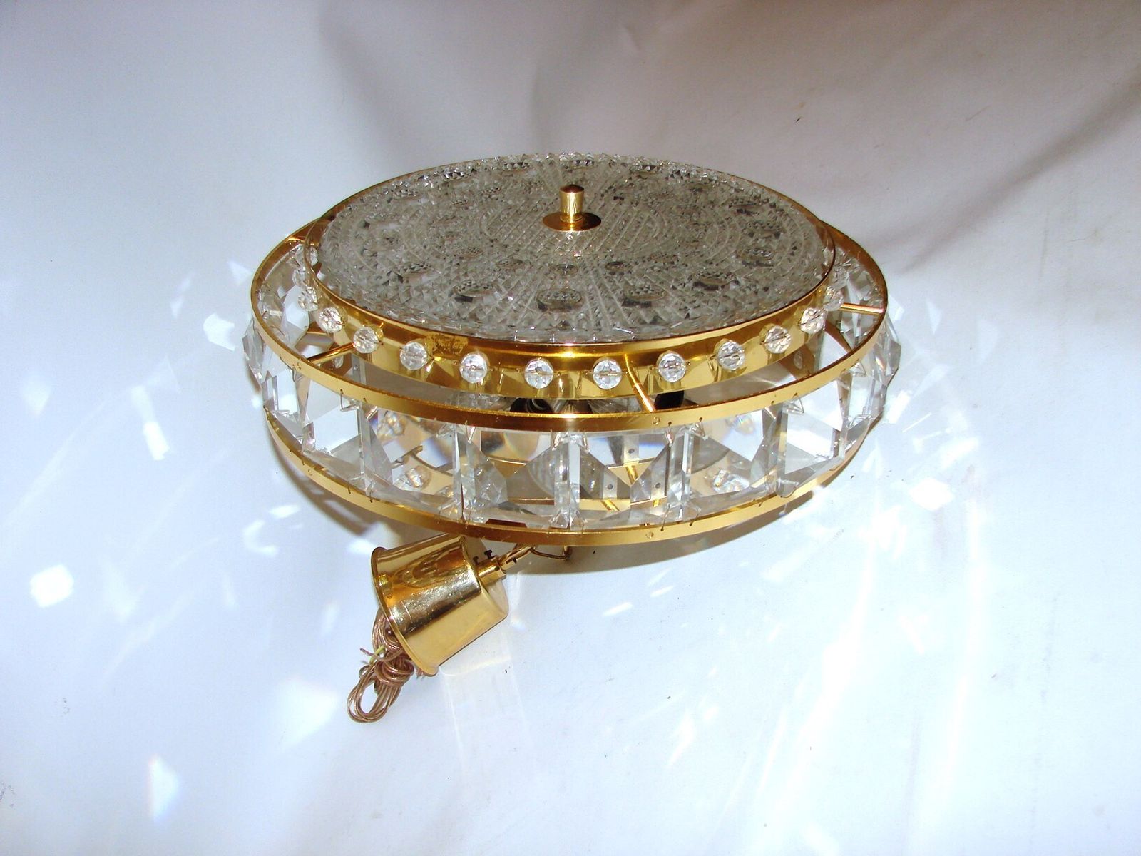 Crystal Pendant Lamp Proj. Carl Fagerlund For Orrefors, Sweden, 1960s photo buy