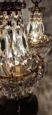 Crystal Table Lamps, Spain, 1980s, Set Of 2 photo vinterior