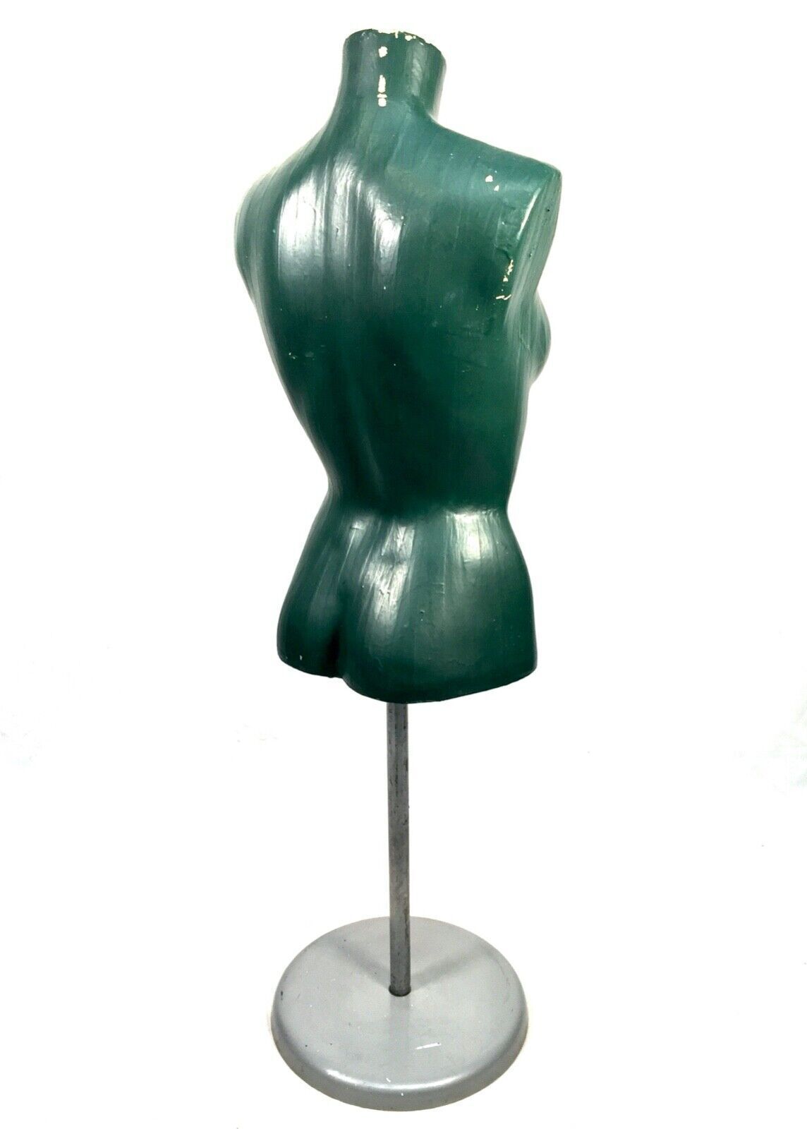 Antique Advertising   20th Century Countertop Bust / Mannequin Stand / Vintage photo Home Decor
