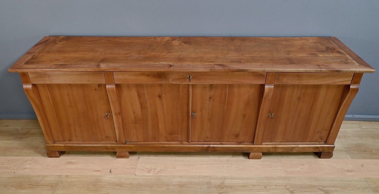 Large Cherrywood Sideboard, Restoration Style – Mid 19th Century photo 3210.0