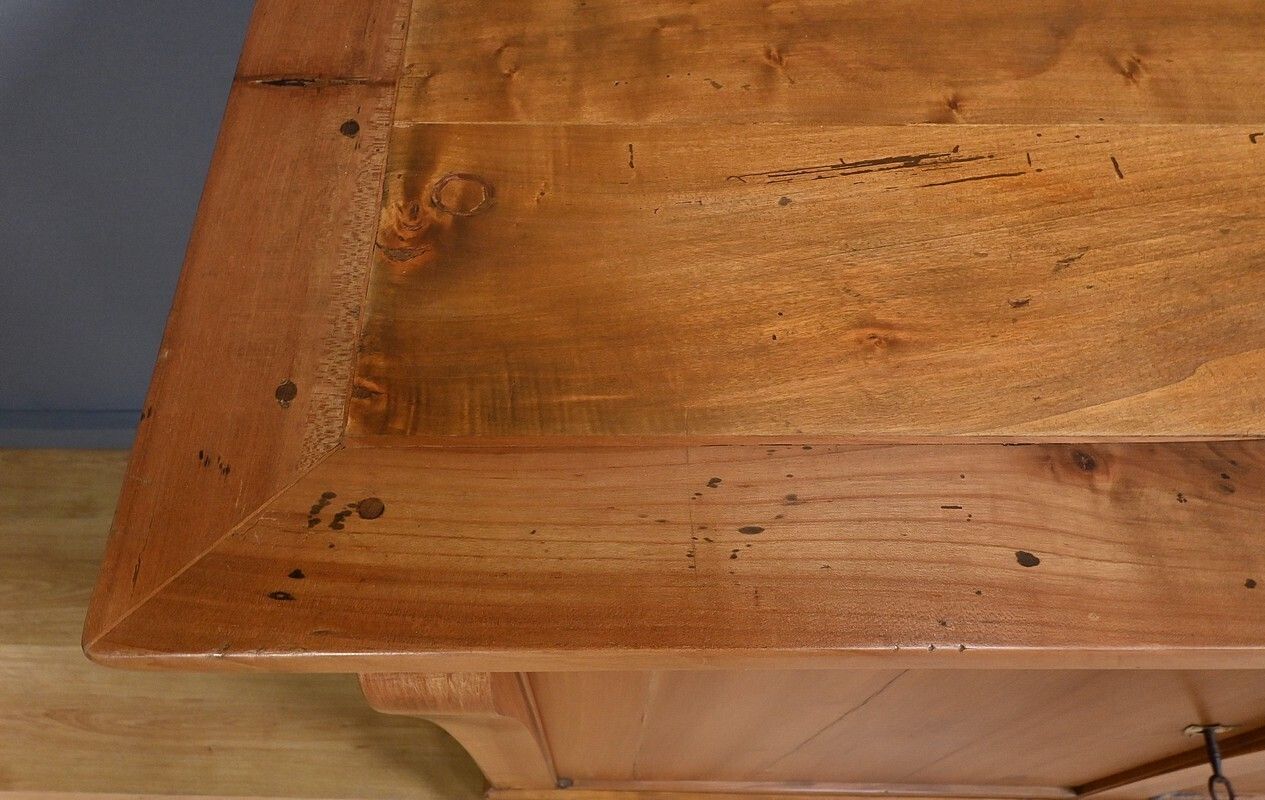 Large Cherrywood Sideboard, Restoration Style – Mid 19th Century photo vinterior