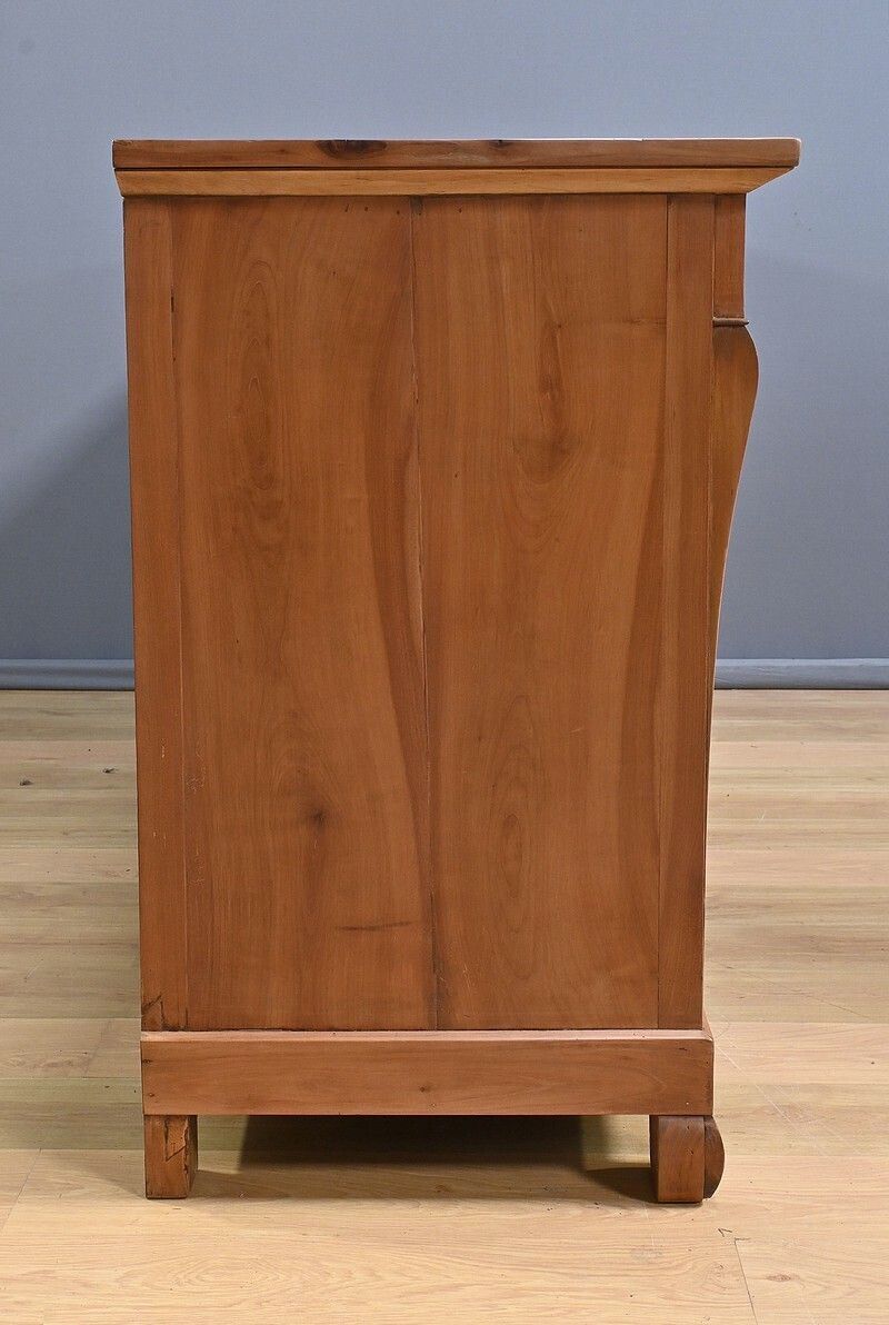 Furniture Large Cherrywood Sideboard, Restoration Style – Mid 19th Century photo