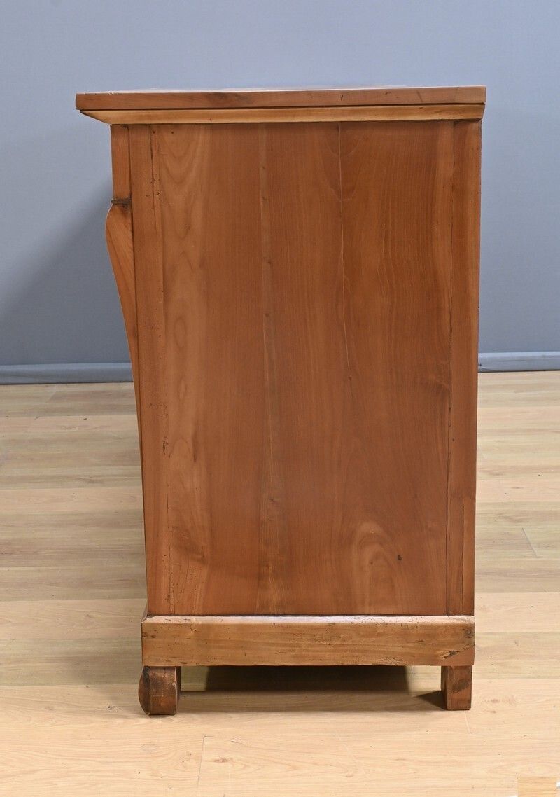 3210.0 Large Cherrywood Sideboard, Restoration Style – Mid 19th Century photo