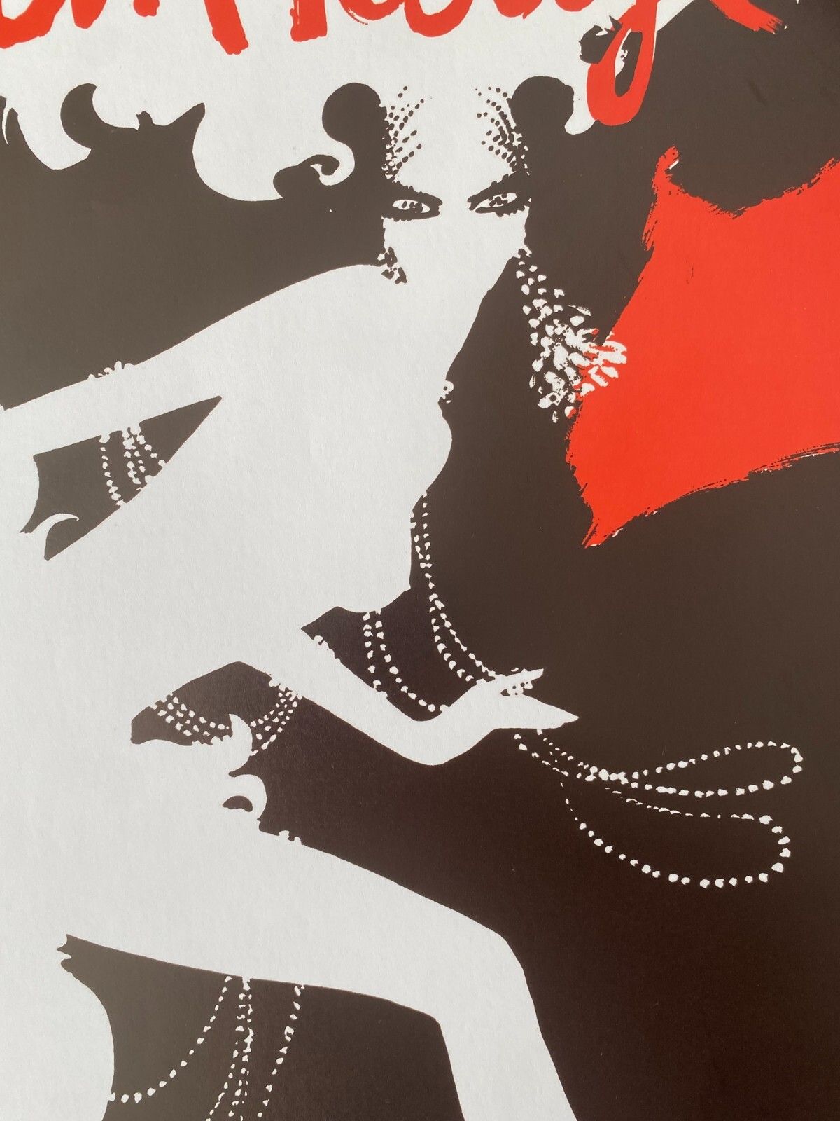 photo furniture René Gruau, 1980s   Bal Du Moulin Rouge, Frenesie   Original Vintage Poster Printed In Offset Lithography   Cm 58,5 X 38,5   In 23 X 15,1