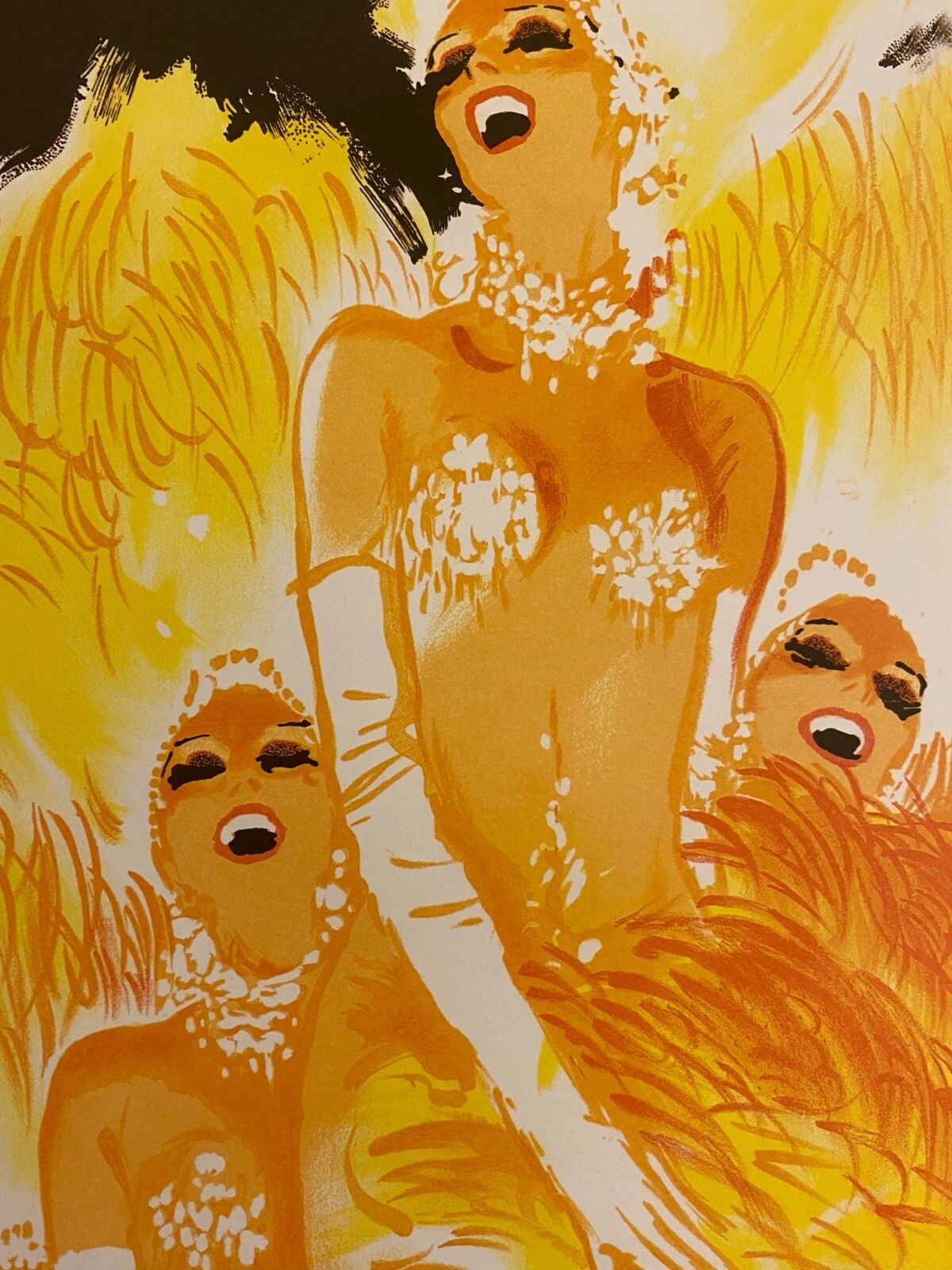 photo furniture René Gruau, 1970s   Lido, Grand Jeu   Original Vintage Poster Printed In Offset Lithography   Cm 60 X 40   23,6 X 15,7
