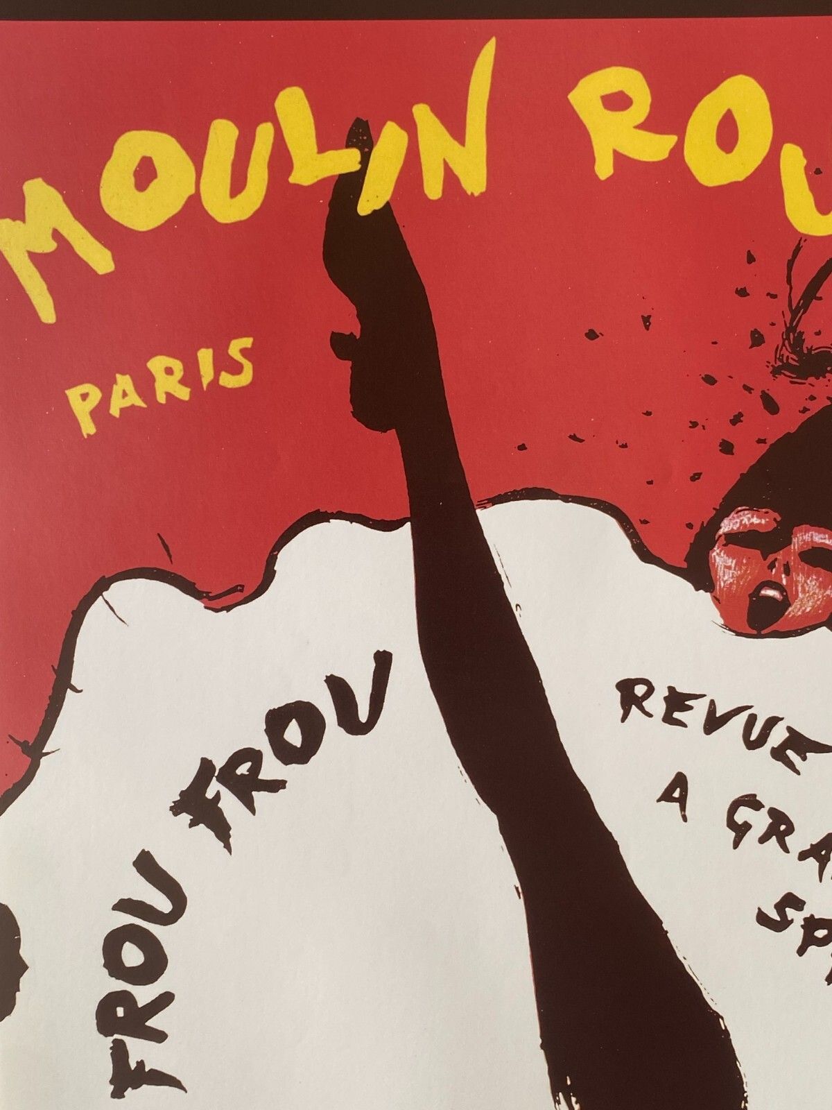 230.0 René Gruau, 1980s   Moulin Rouge, Frou Frou   Original Vintage Poster Printed In Offset Lithography   Cm 60 X 40   23,6 X 15,7 photo