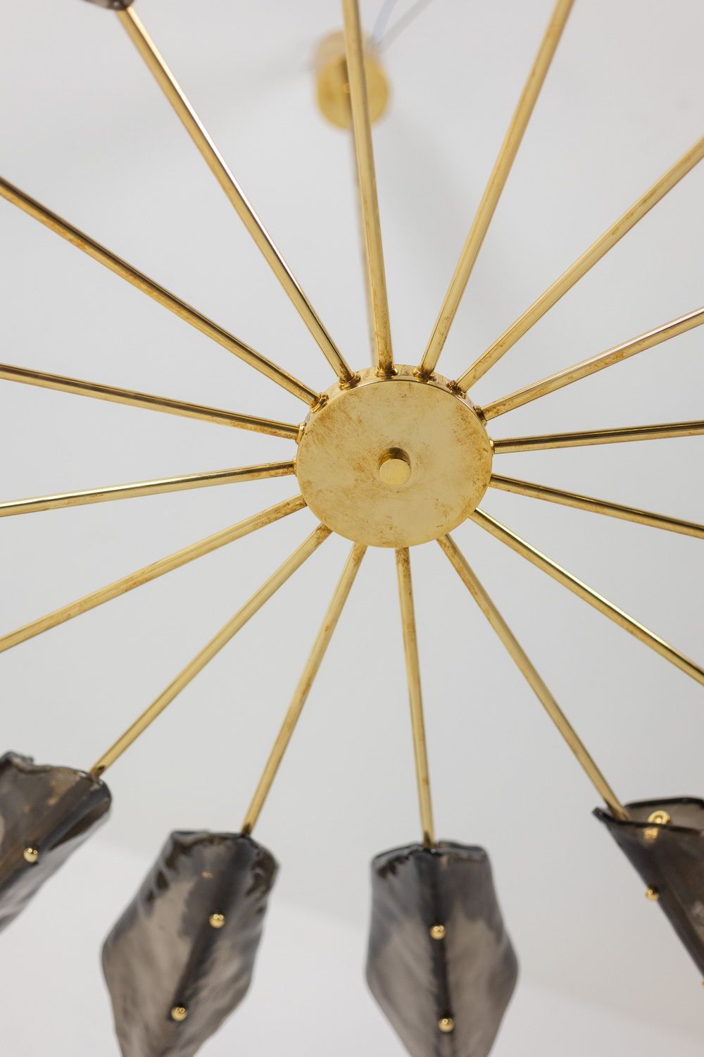 photo furniture Simone Malachin. Murano Glass “Star” Chandelier. Contemporary.