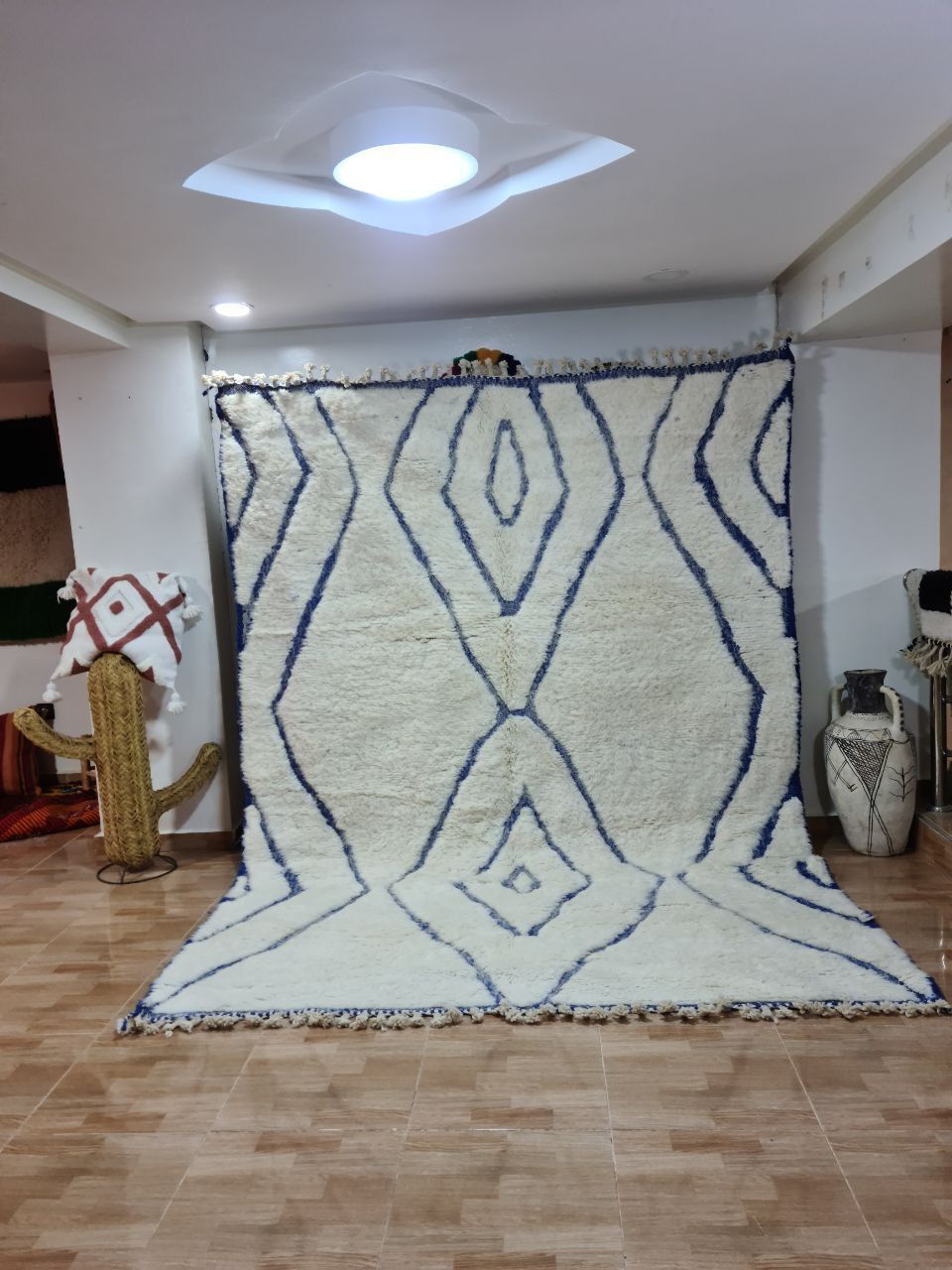 Authentic Handmade Beni Ourain Rug – Luxurious Berber Elegance 300x200 Cm photo furniture