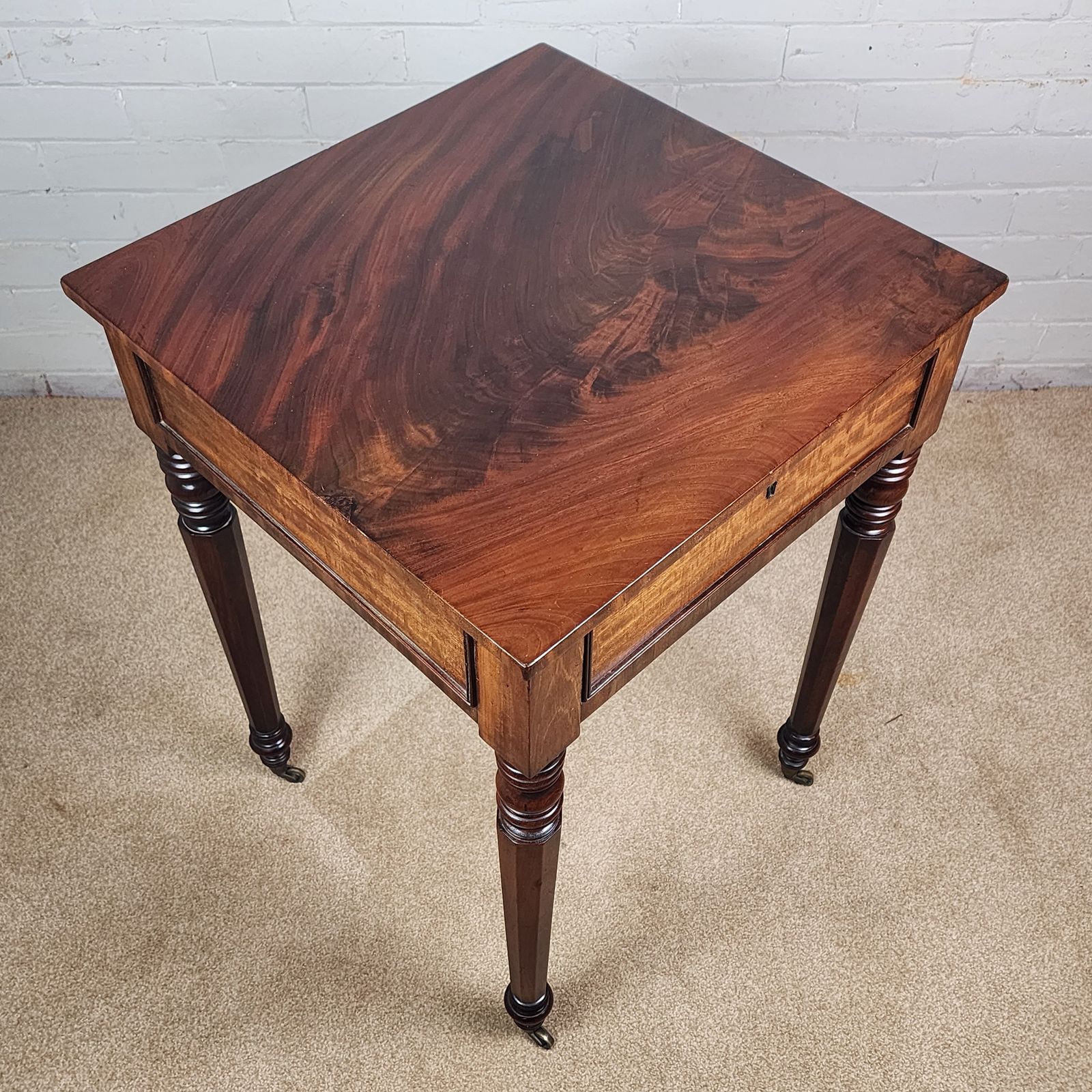 1000.0 Georgian Mahogany Ladies Writing Desk, In The Manner Of Gillows photo