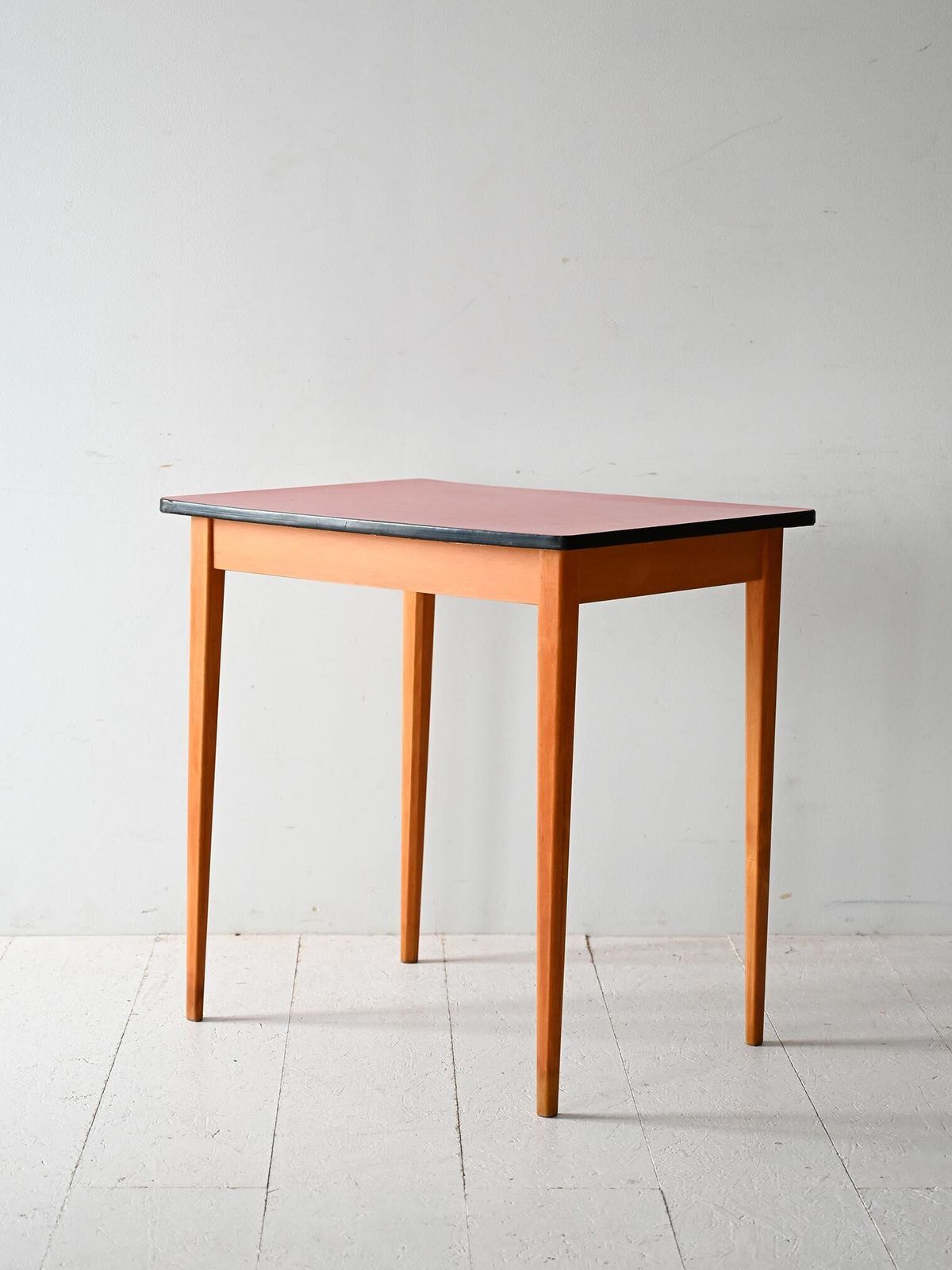 Scandinavian 60's Dining Table With Red Formica Top photo for sale