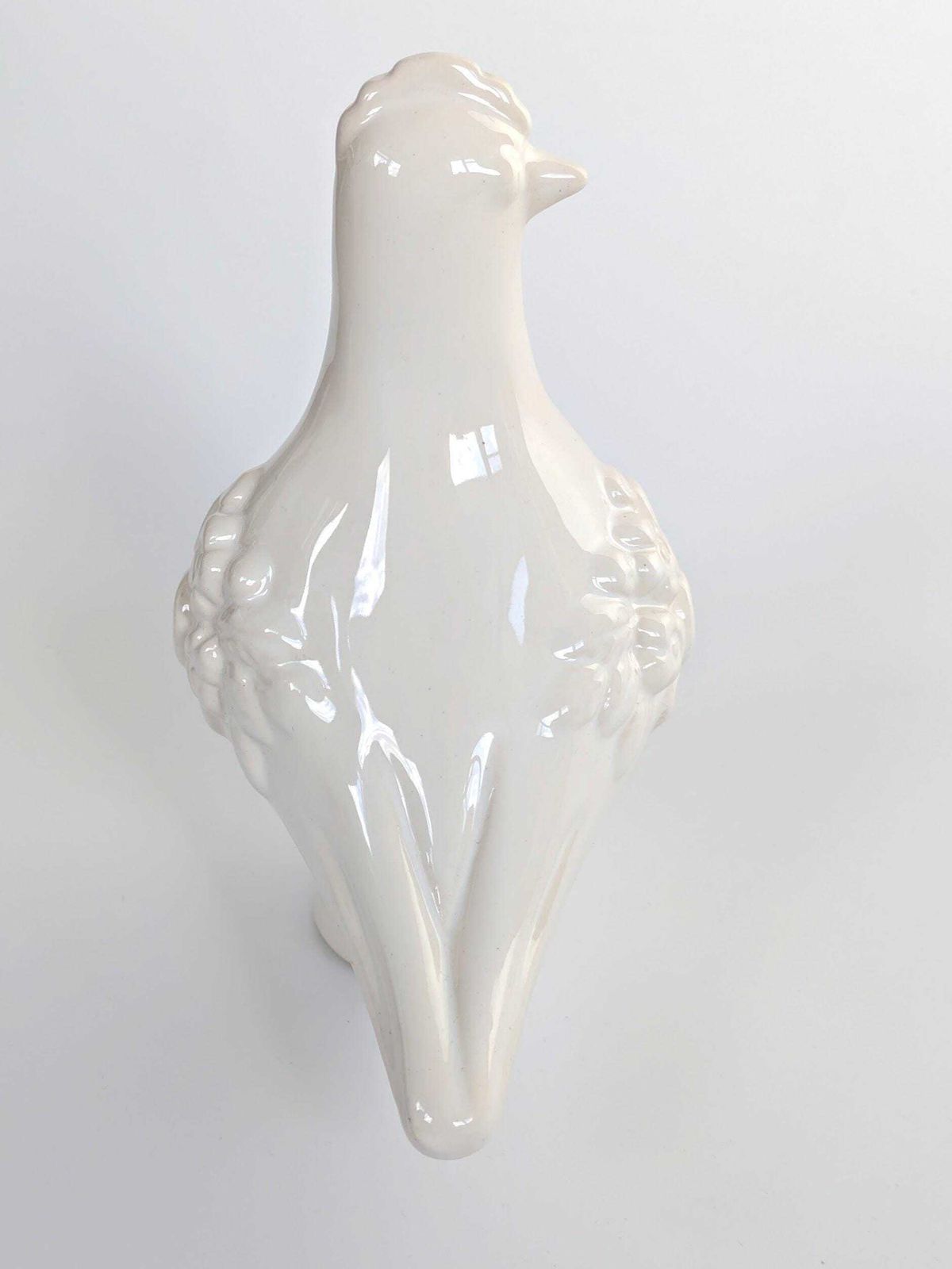 Helsingborg Porcelain Bird | Rosa Ljung Dove Figurine | Sweden, 1960's photo vintage