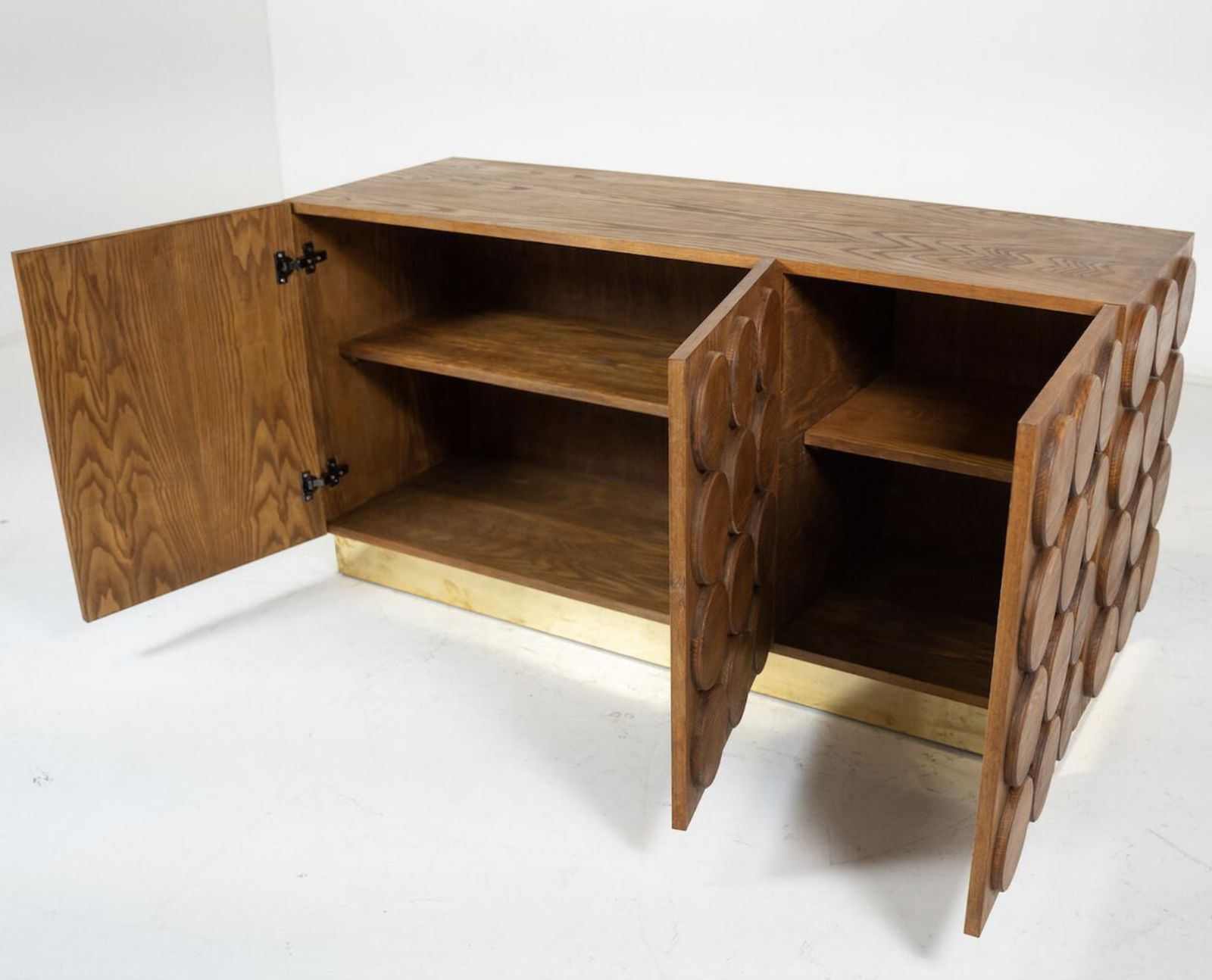 Contemporary Sideboard, Wood And Brass, Italy photo 4080.0