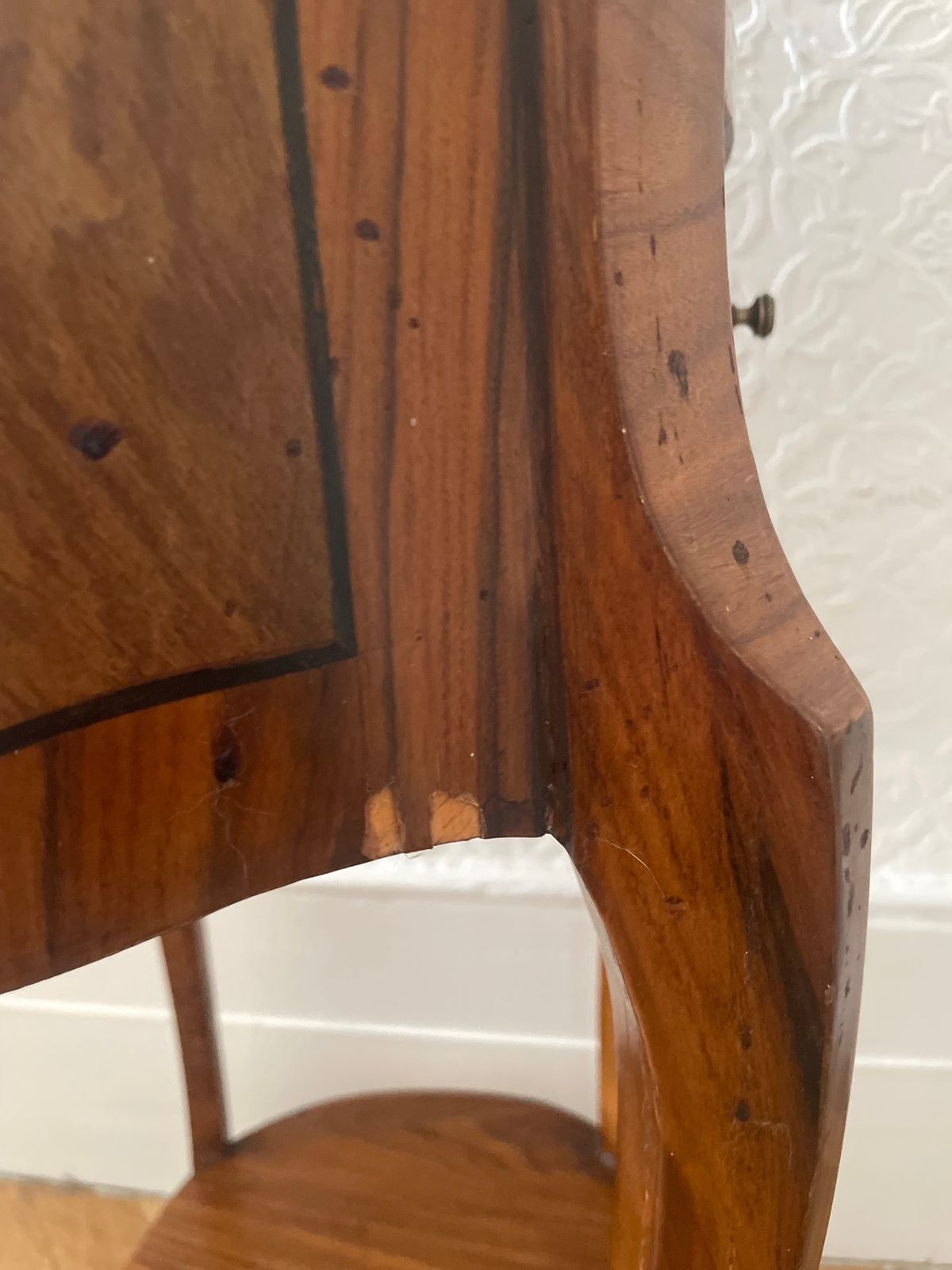 Pair Of French Bedside Cabinets   Empire Style photo vintage