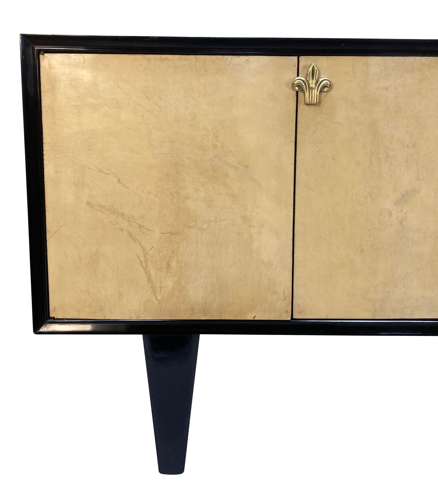 A Large French Mid Century Parchment Credenza photo Furniture