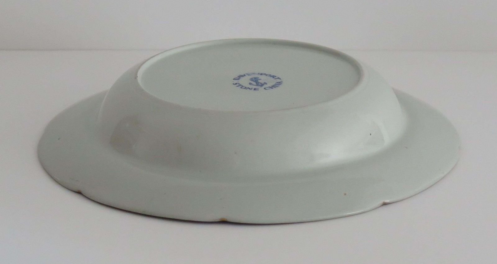 Home Decor Georgian Davenport Ironstone Soup Plate Or Bowl Bamboo & Peony Ptn 15, Ca 1815 photo