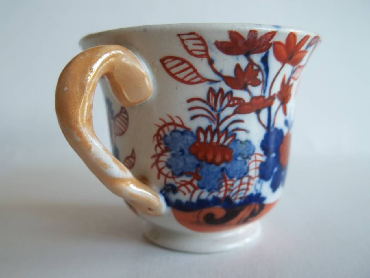 Rare Mason's Ironstone Miniature Cup In Basket Japan Pattern, Circa 1825 photo vinterior