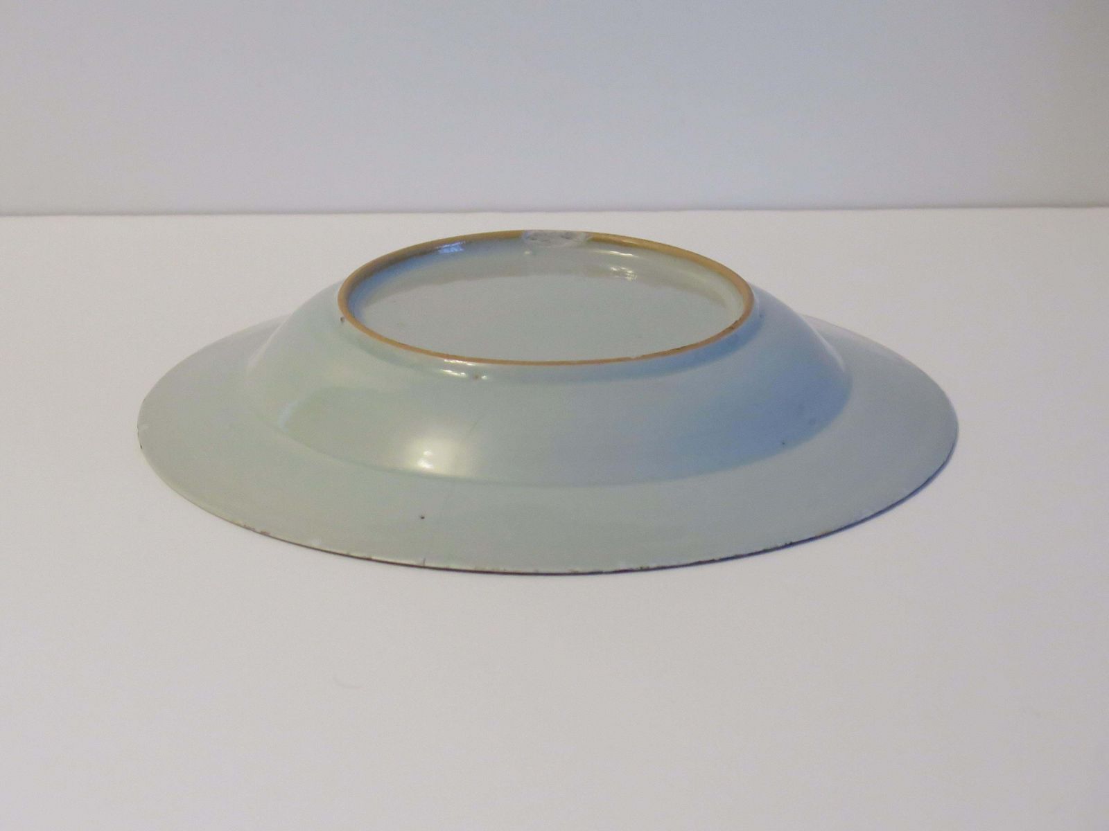 341.0 18th Century Chinese Plate Or Bowl Blue & White, Qing Qianlong Circa 1770 photo
