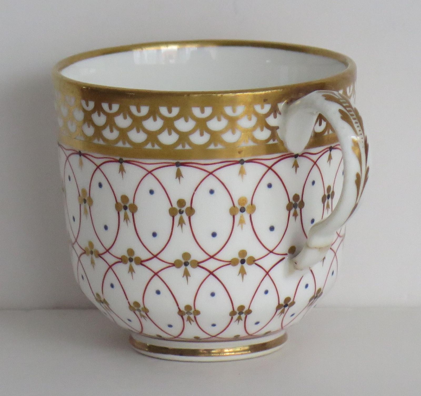 Regency Period Derby Cup And Saucer Duo Hand Painted, Circa 1830 photo buy