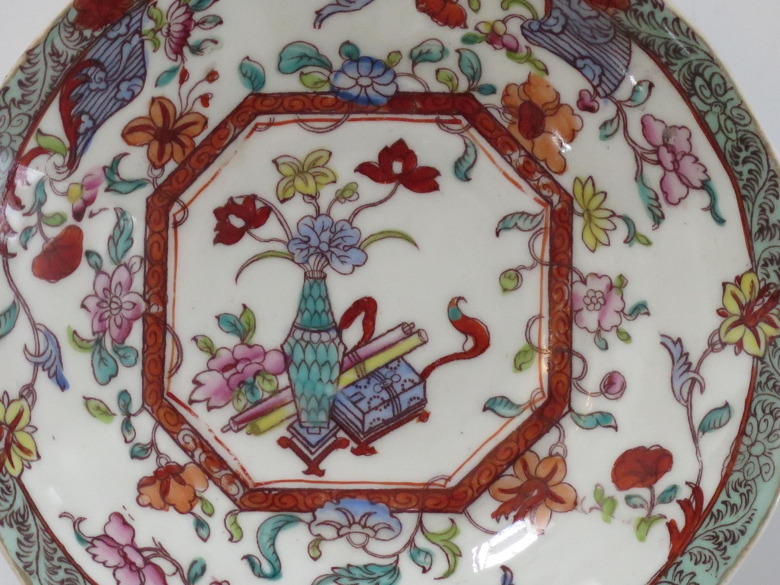 306.0 William Ivth Pair (B) Of C J Mason’s Cups & Saucers Porcelain Ptn 223, Ca 1830 photo