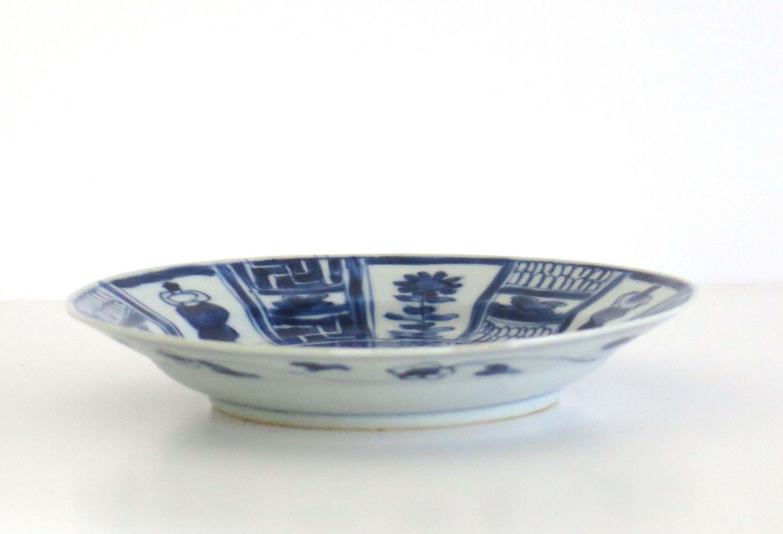 photo for sale Chinese Kraak Period Plate Or Dish Porcelain Blue And White, Ming Wanli, Ca 1610