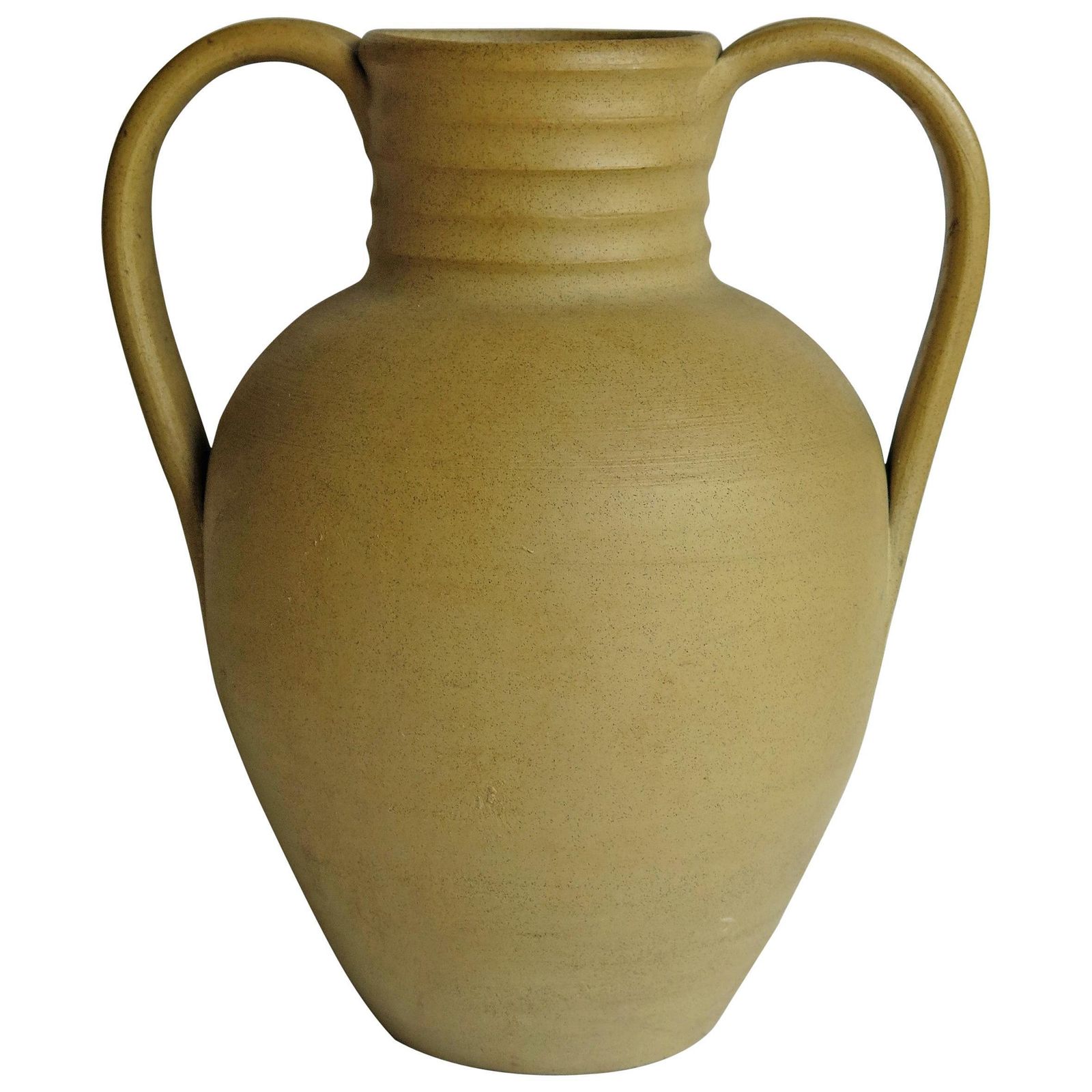 Large Stoneware Vase Or Urn By Moira Pottery Hillstonia Hand Potted, Circa 1935