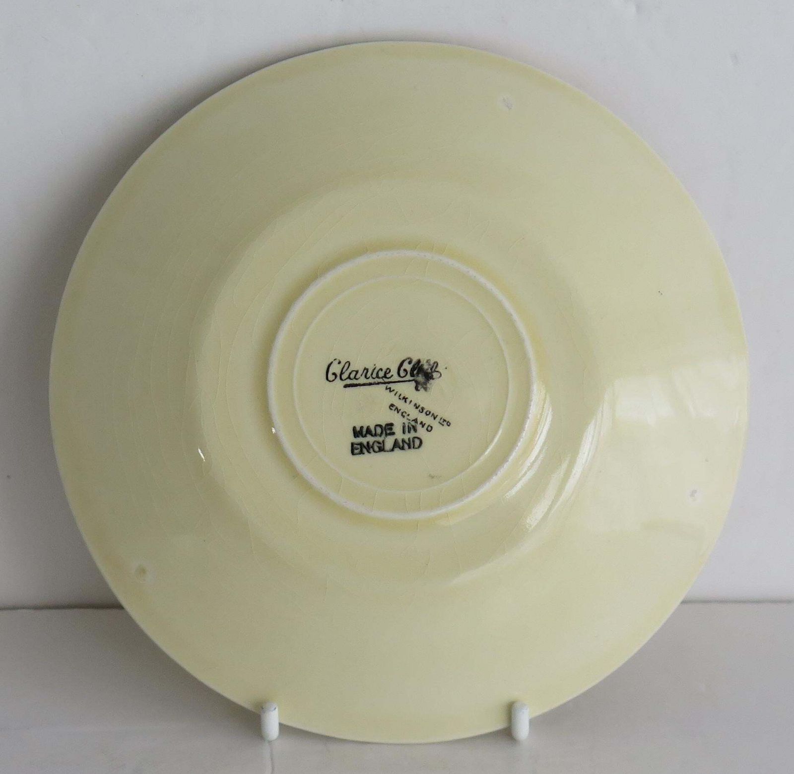 Home Decor Clarice Cliff Cup And Saucer Duo Ravel Pattern Athens Shape, Art Deco Circa 1936 photo