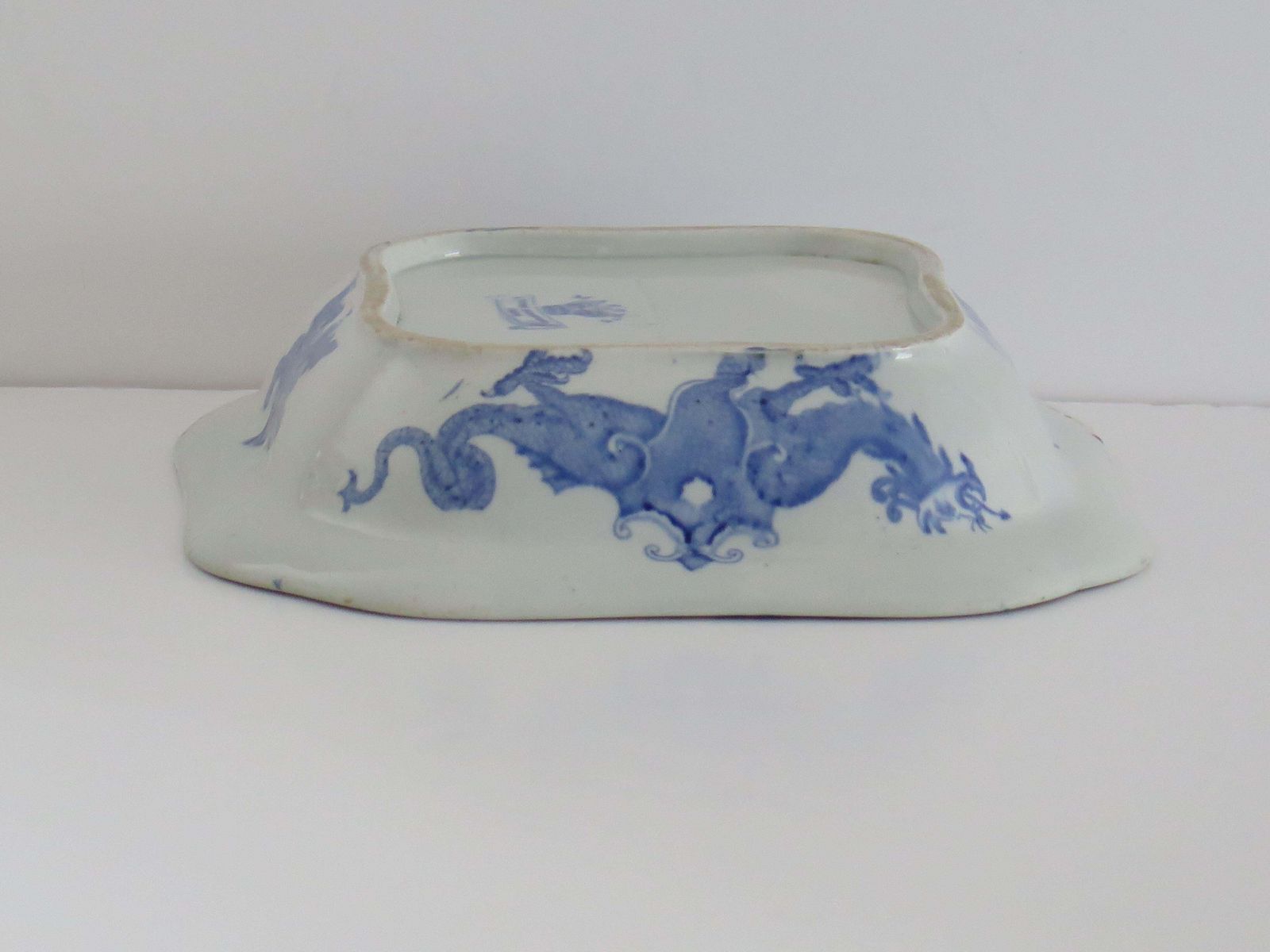 Home Decor Georgian Mason's Ironstone Serving Dish & Cover In Chinese Dragon Ptn, Ca 1818 photo